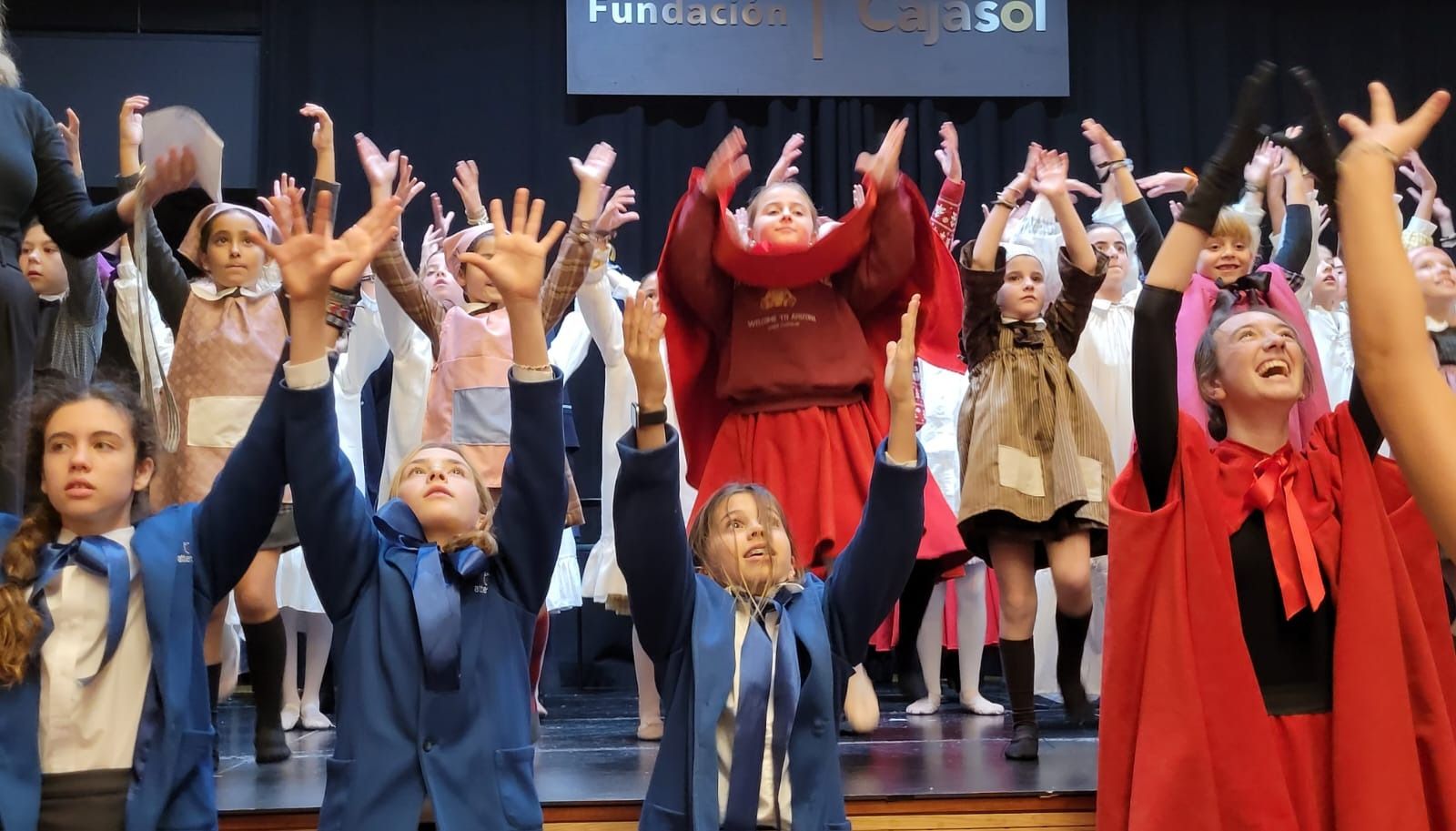 Ensayos del musical de Fredes Insa.