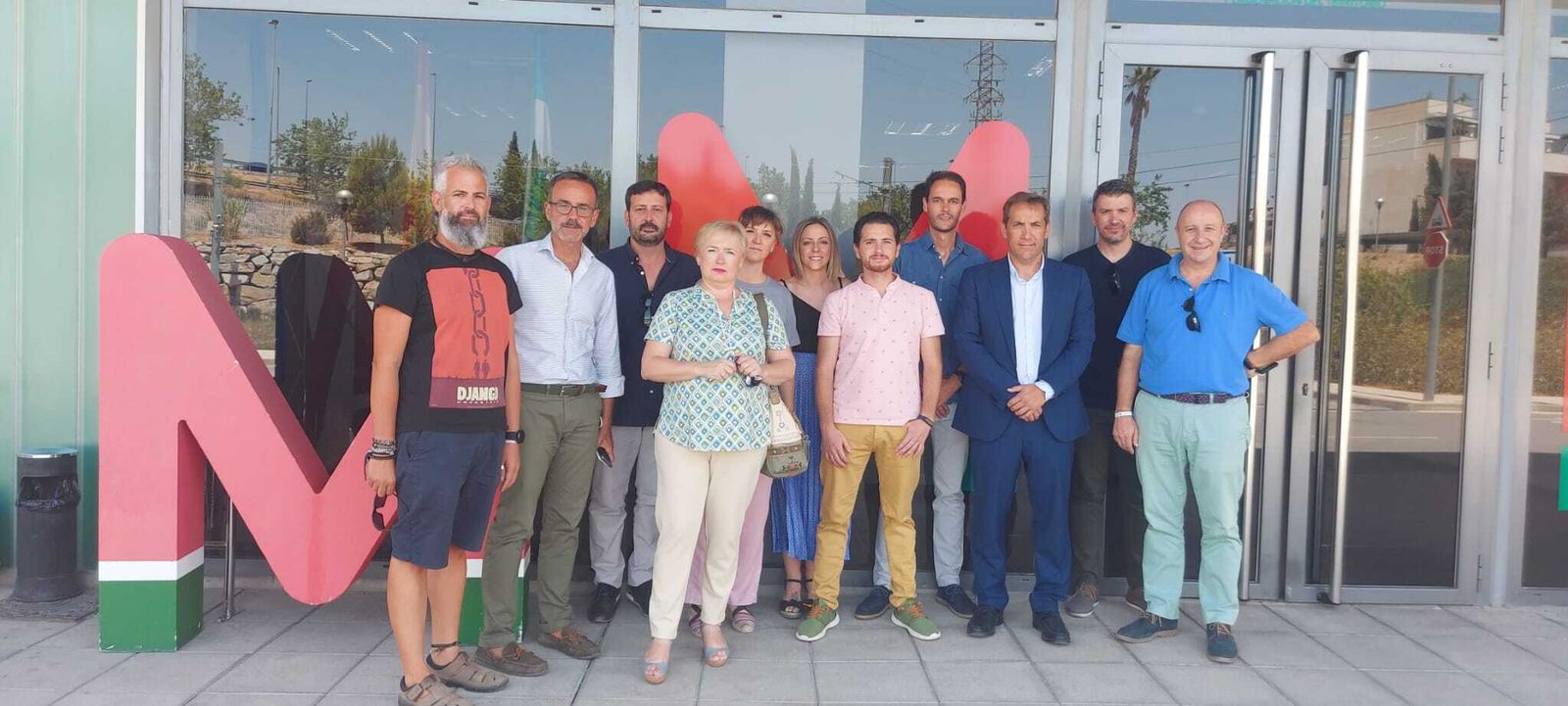 Imagen de la firma del Convenio Colectivo en el Metro de Granada