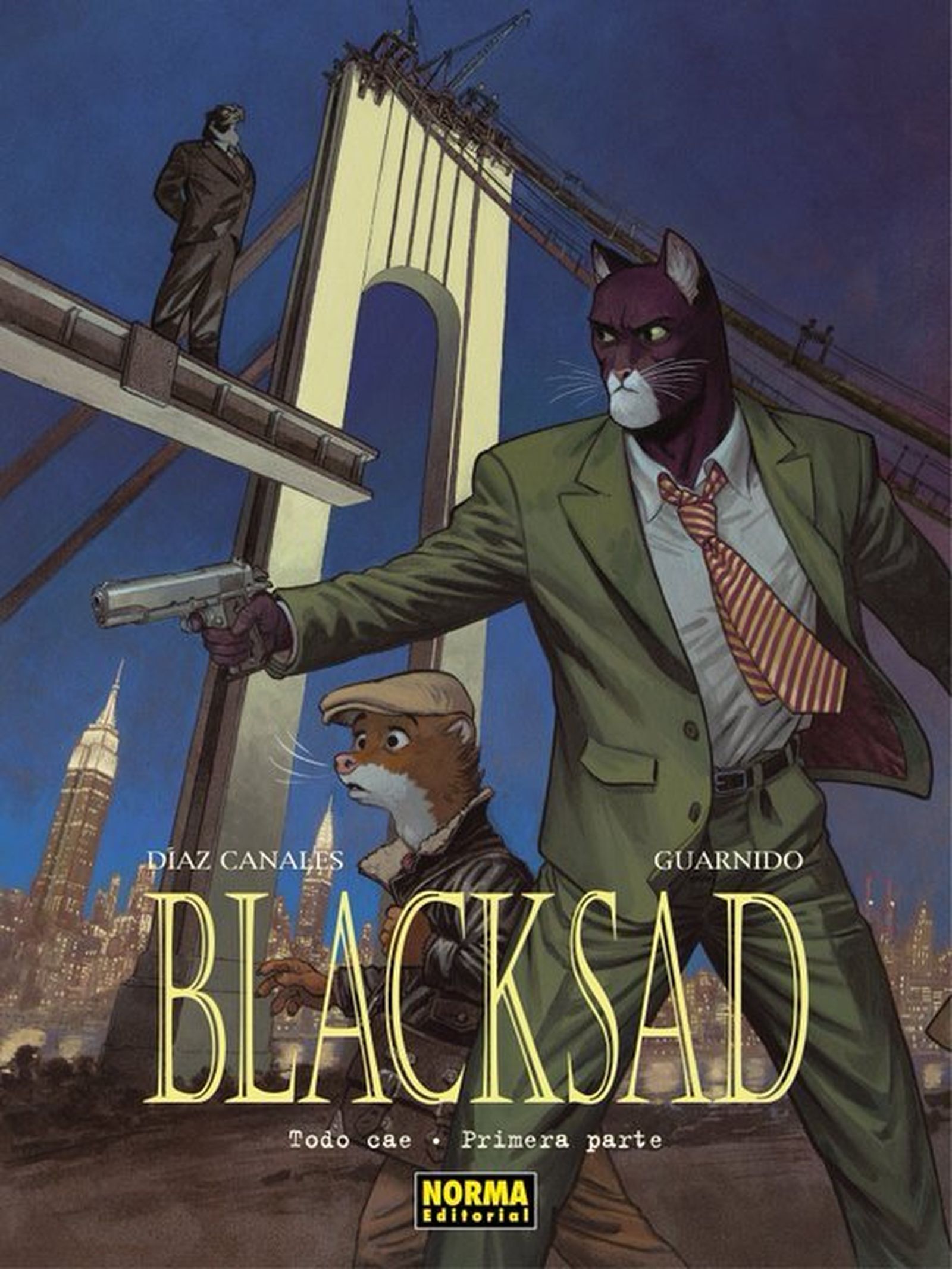 Portada de la nueva entrega de 'Blacksad'