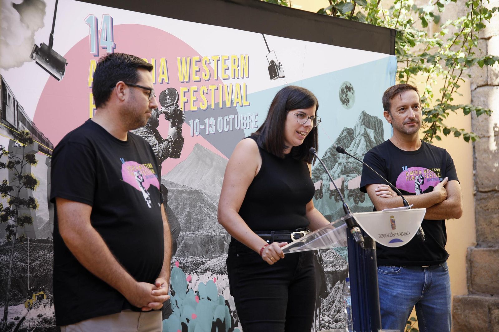 Las imágenes de la presentación de la XIV edición del Almería Western Film Festival