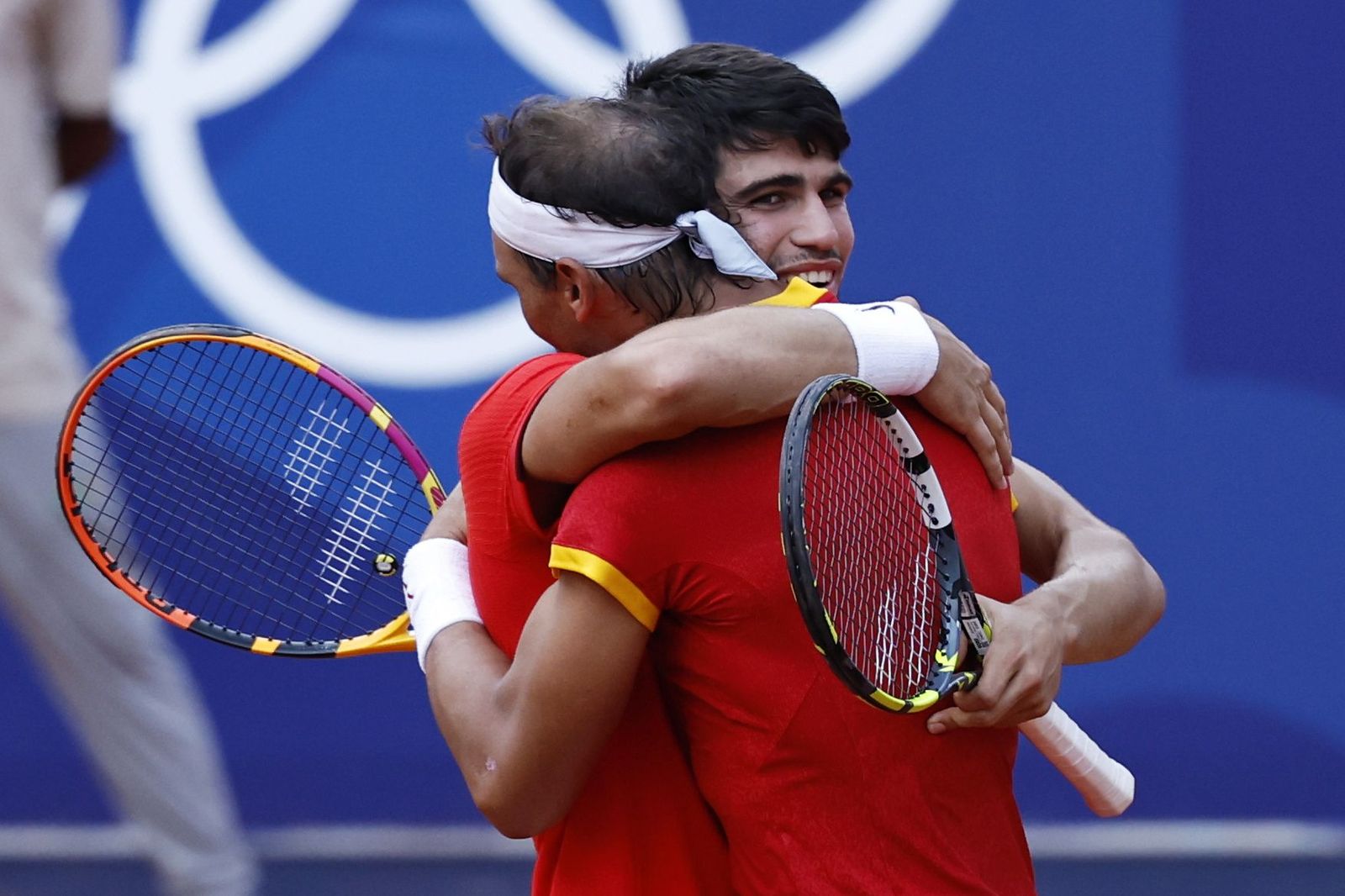 Las mejores fotos del segundo partido de Nadal y Alcaraz en los Juegos Olímpicos de París