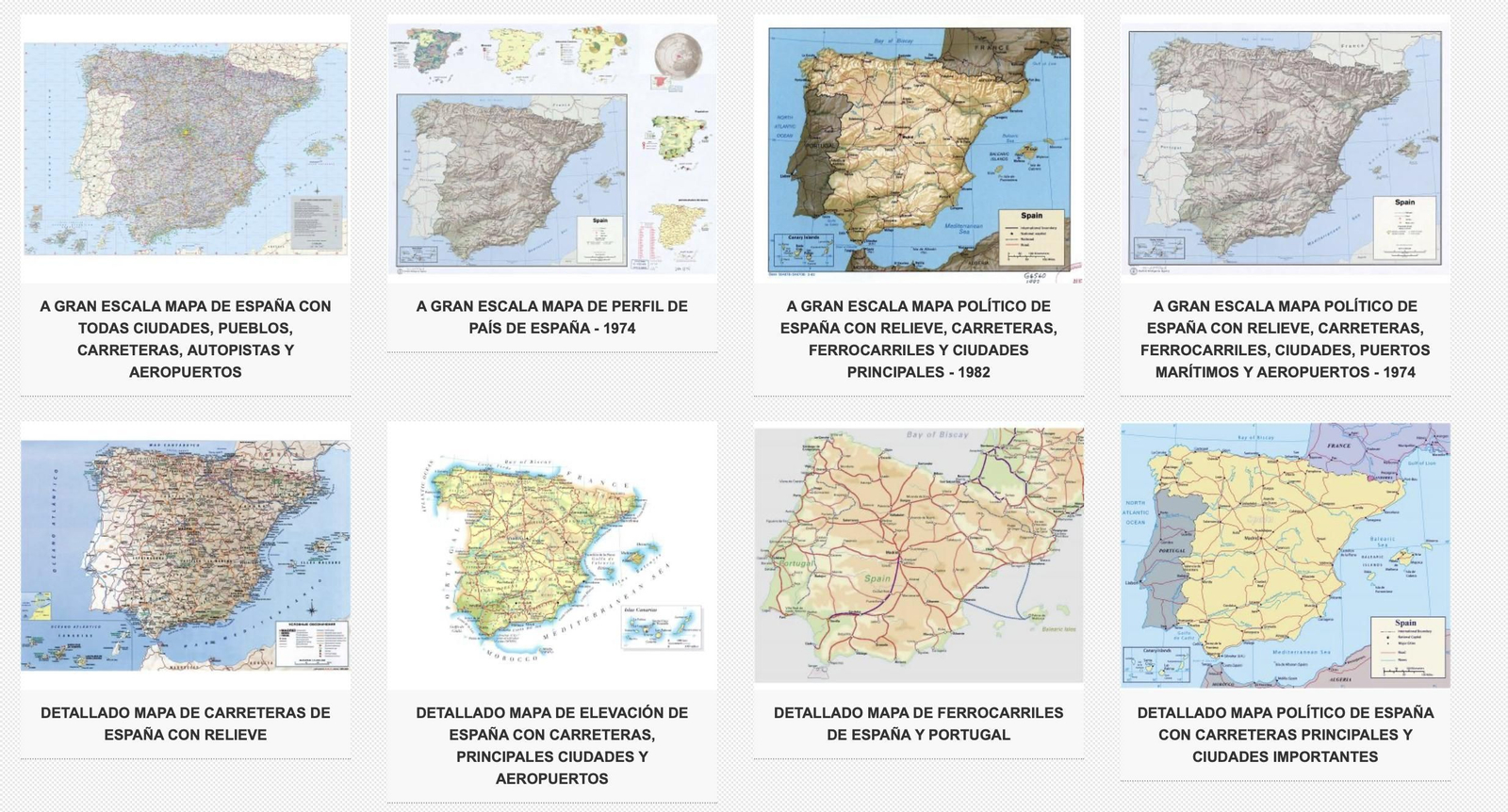 Descubre cualquier dato sobre la provincia Granada con esta colección de mapas