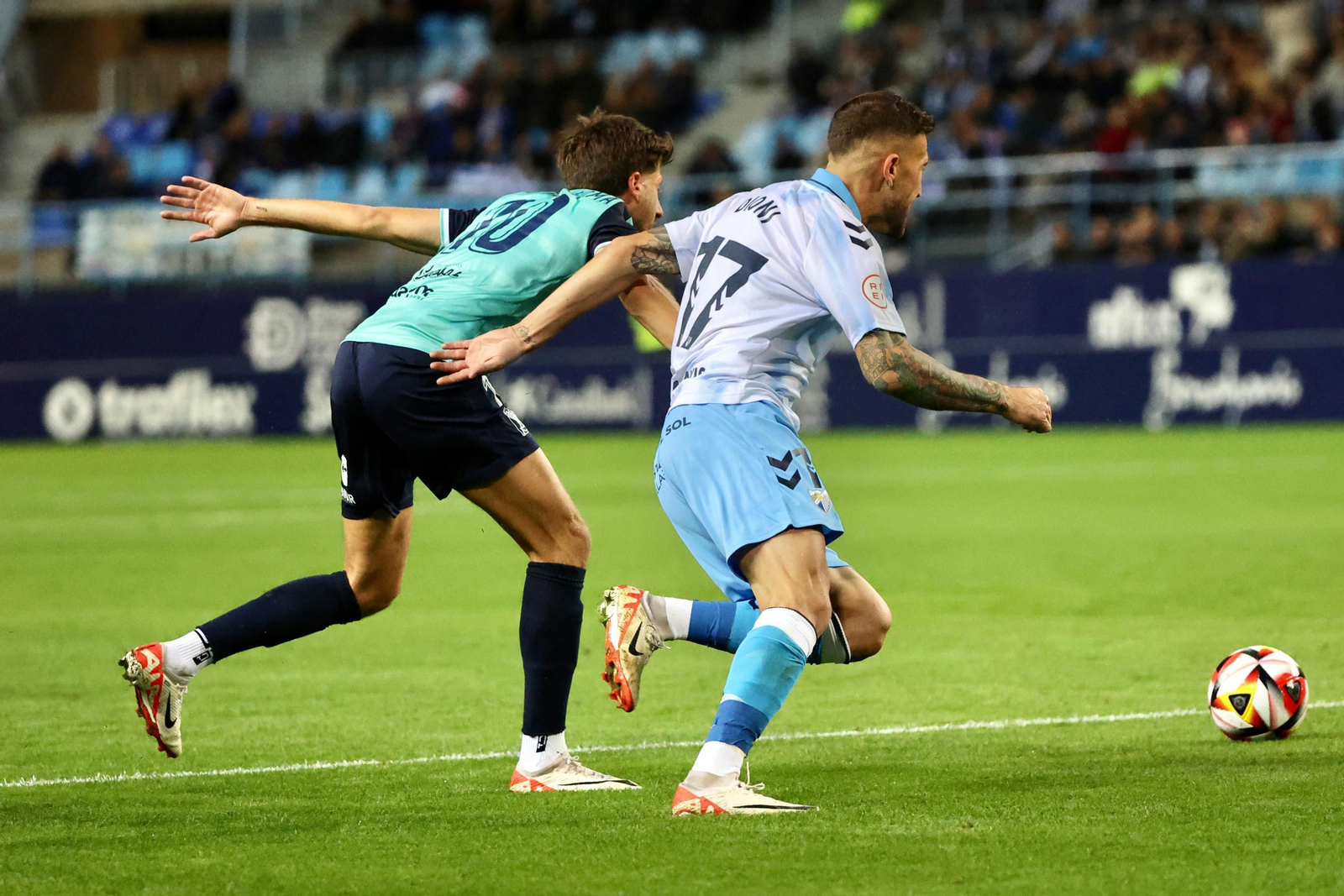 El Málaga CF - Atlético Sanluqueño, en fotos