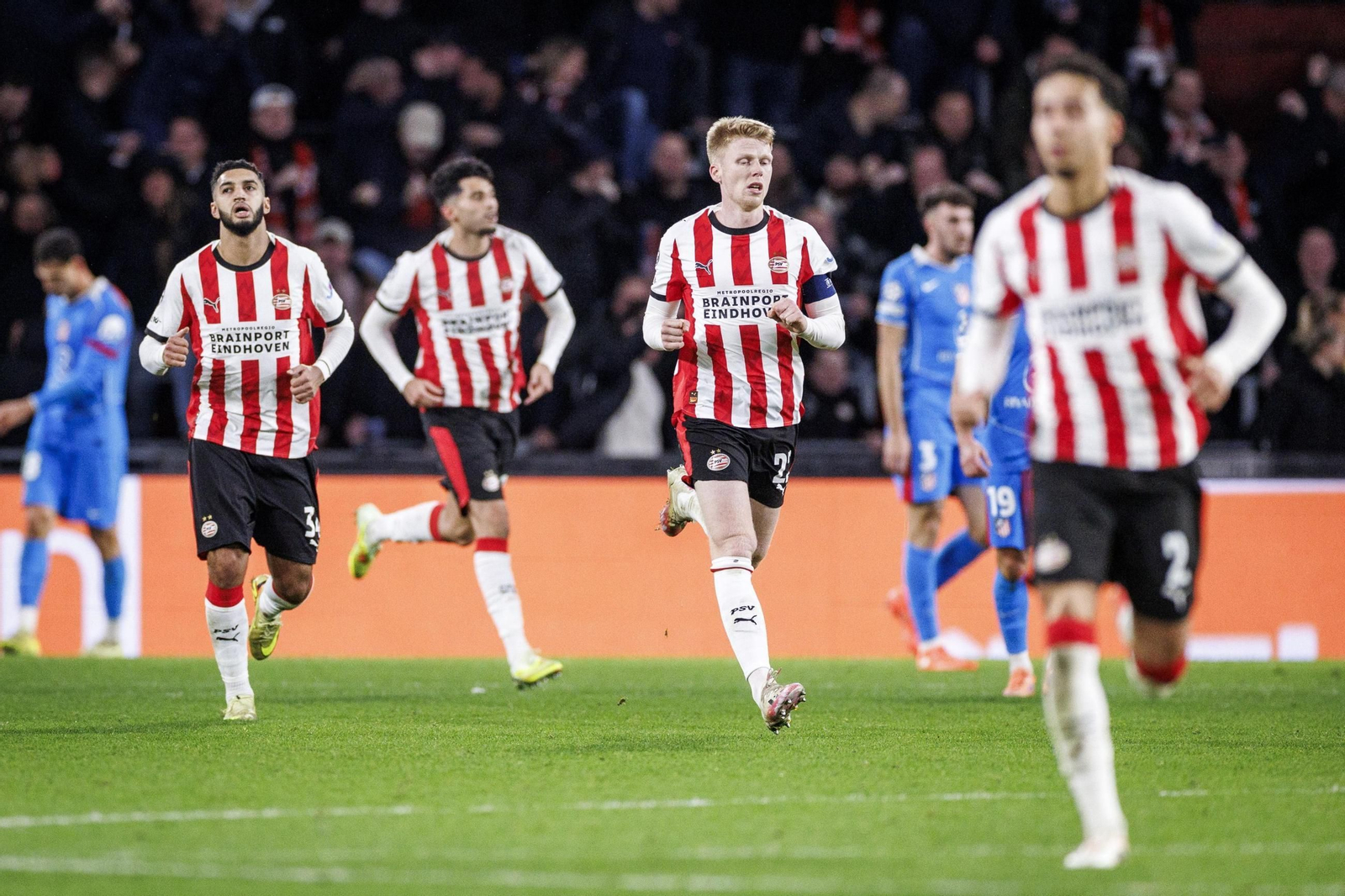 Las imágenes del PSV Eindhoven-Atlético de Madrid