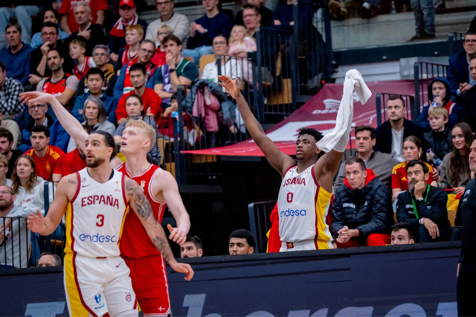 Las mejores fotos del Dinamarca-España de baloncesto