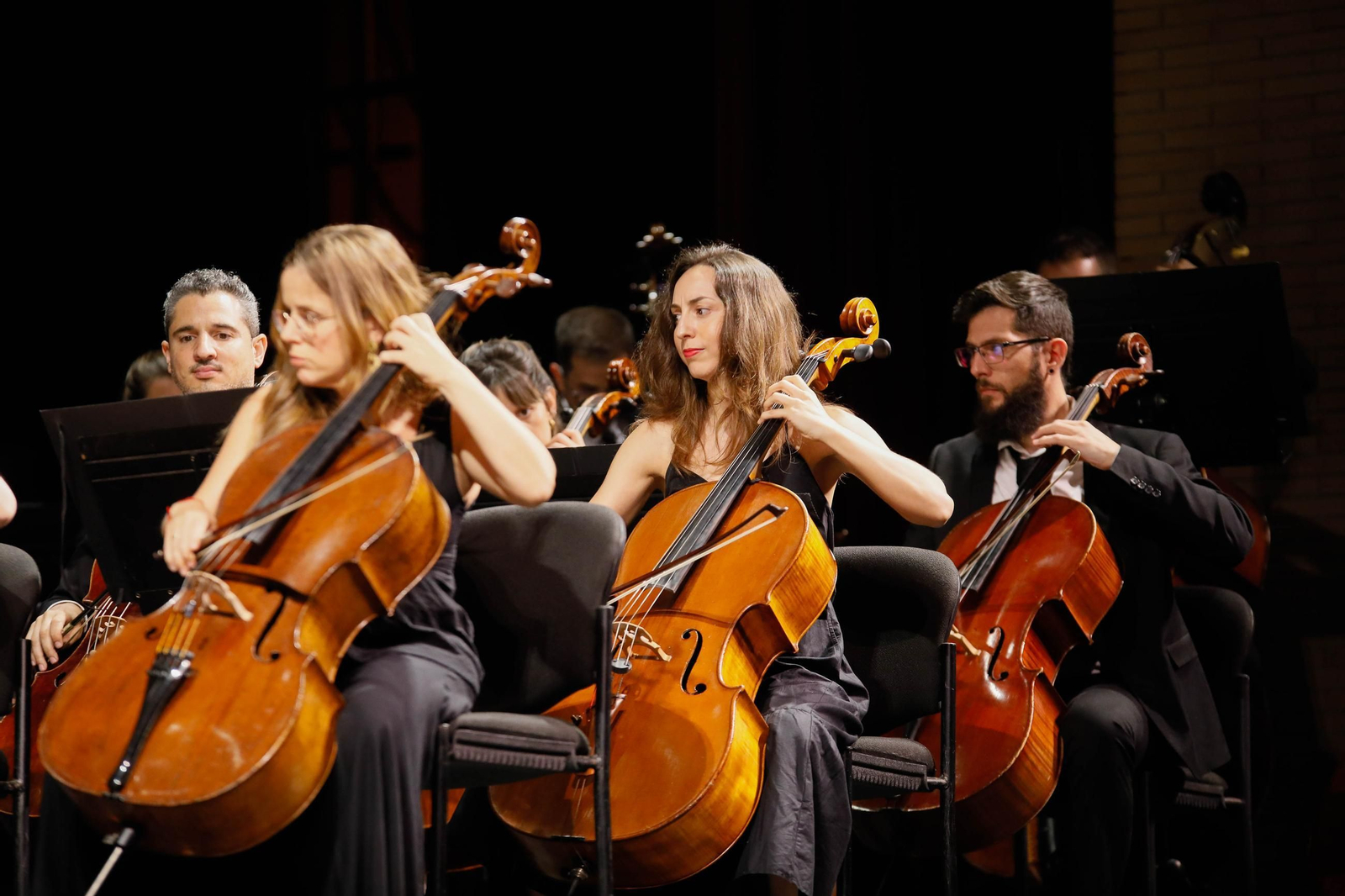Imágenes de la novena Beethoven interpretado por la OCAL y Orfeón para Cajamar