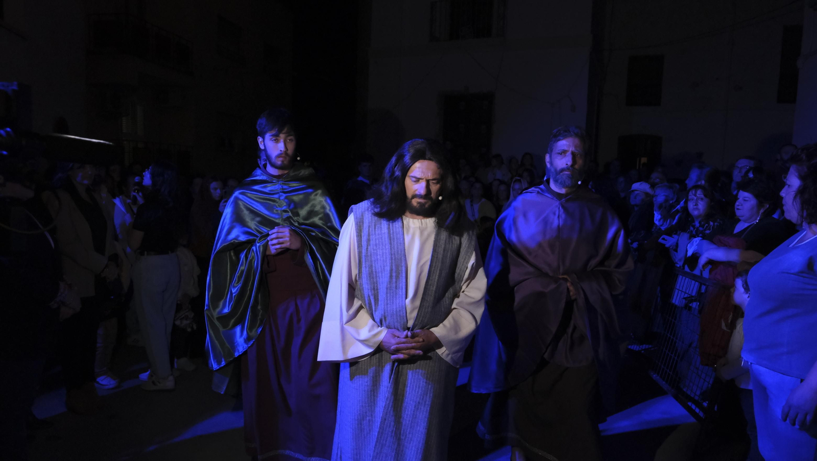 Imágenes de la Pasión Viviente en la Semana Santa de Gádor 2023