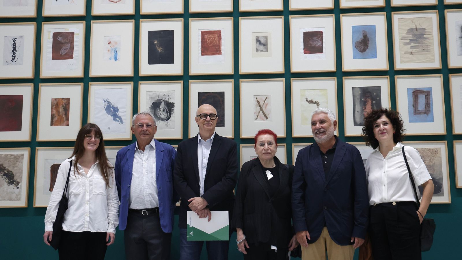 Raquel Serrano, Juan Suárez, Salomón Castiel, Concha Jerez, Juan Antonio Álvarez Reyes y Ruth Morán.