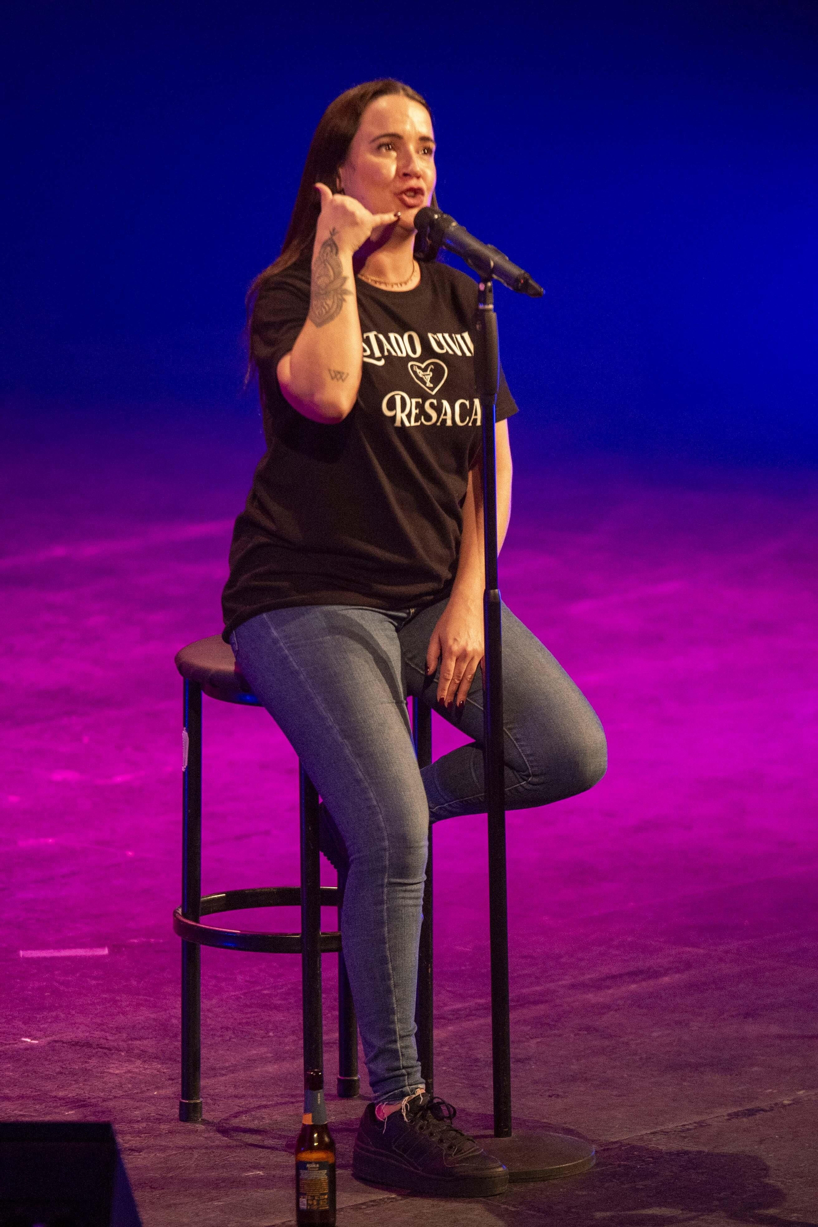 Martita de Graná durante su actuación el sábado en Almería.