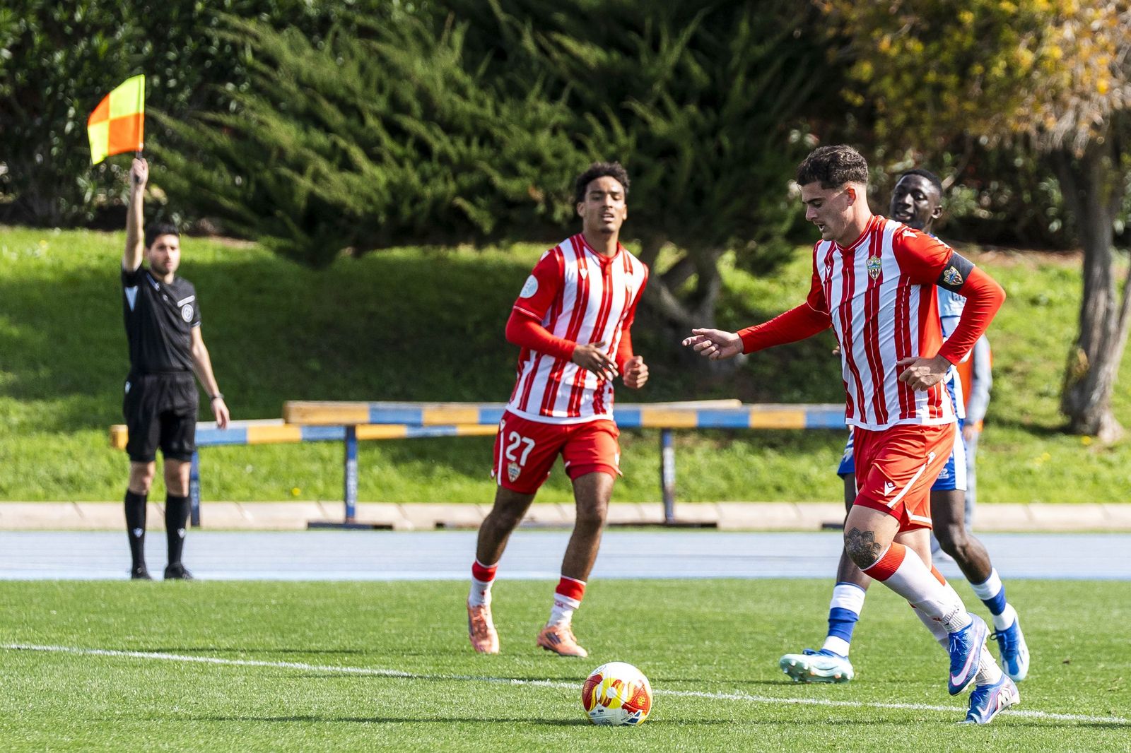 Las imágenes del Almería B y Atlético Malagueño en el Anexo de los Juegos Mediterráneos