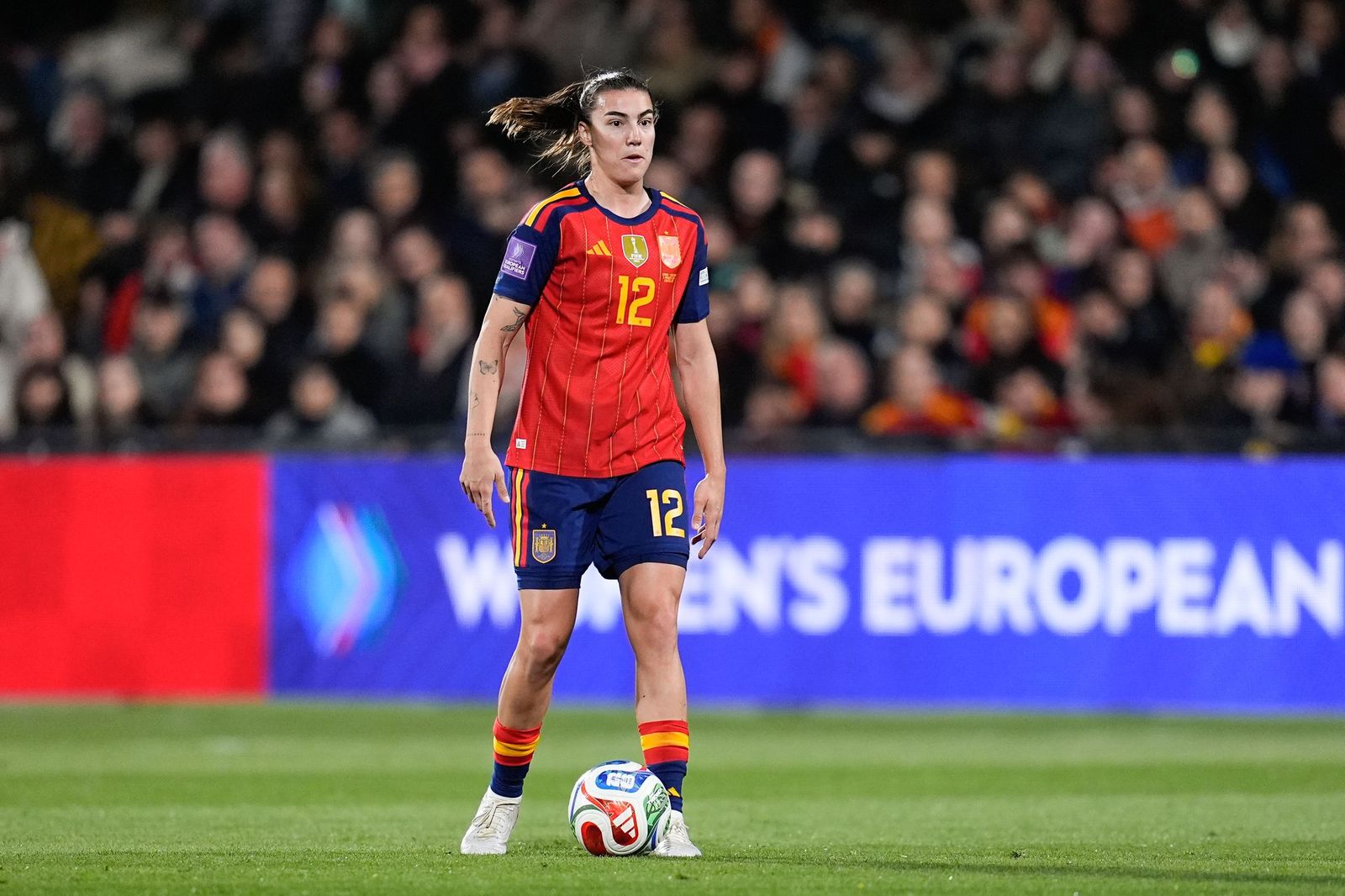 Las fotos del España-Islandia de fútbol femenino