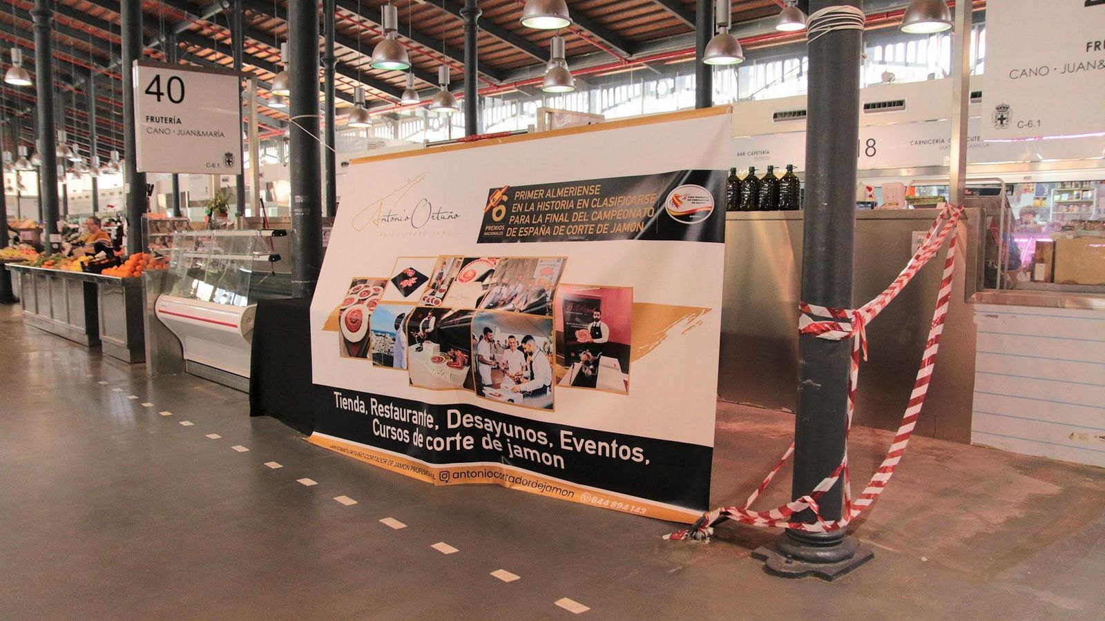 Otro puesto relacionado con el jamón está a punto de abrir.