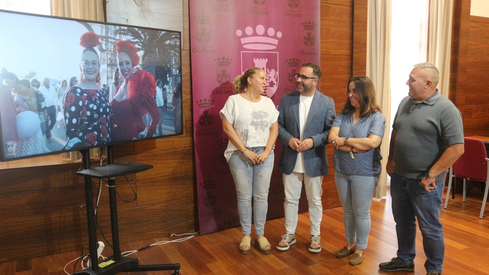 Participantes en la rueda de prensa.
