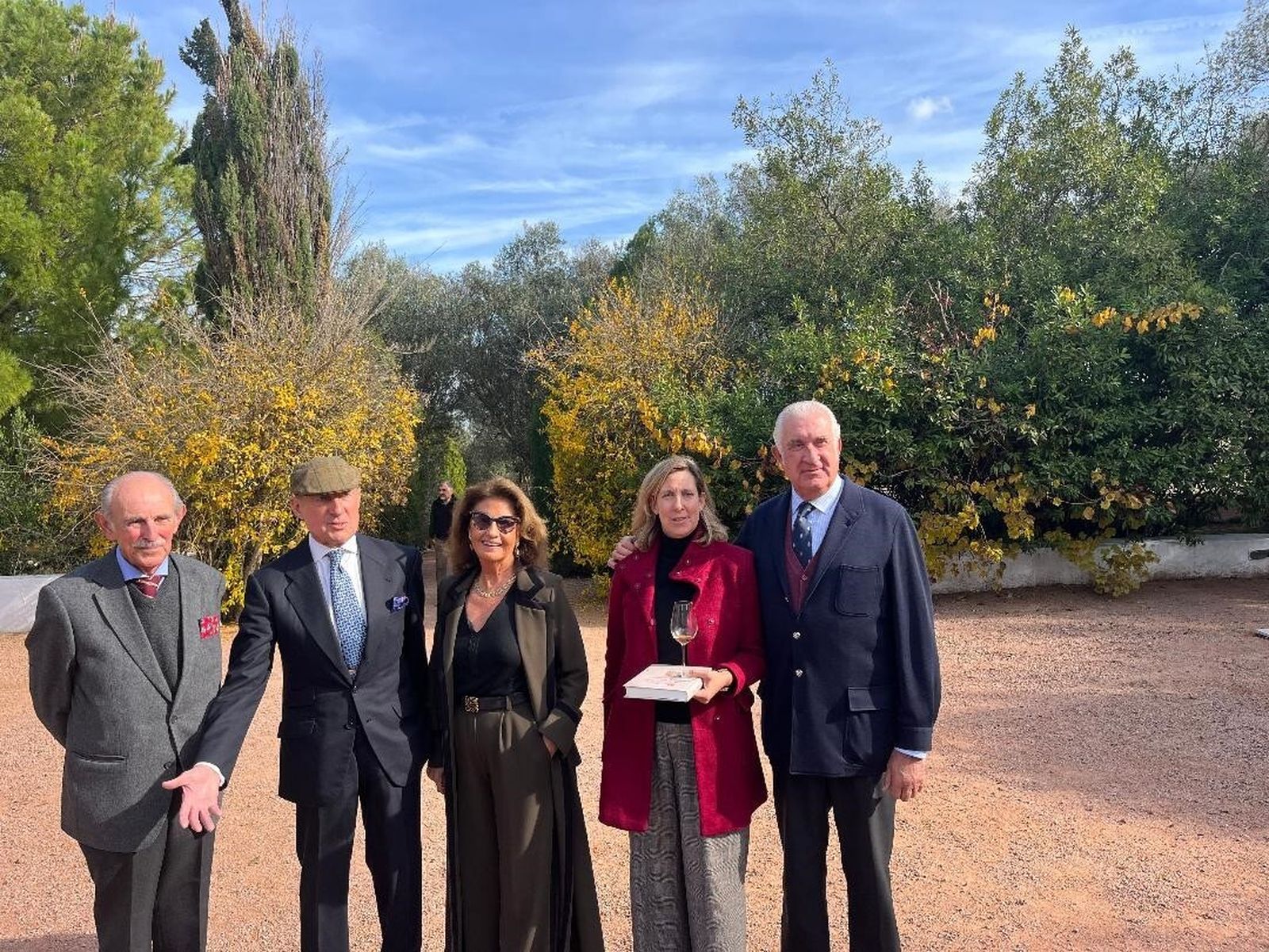 Reunión de la familia  Domecq por Navidad