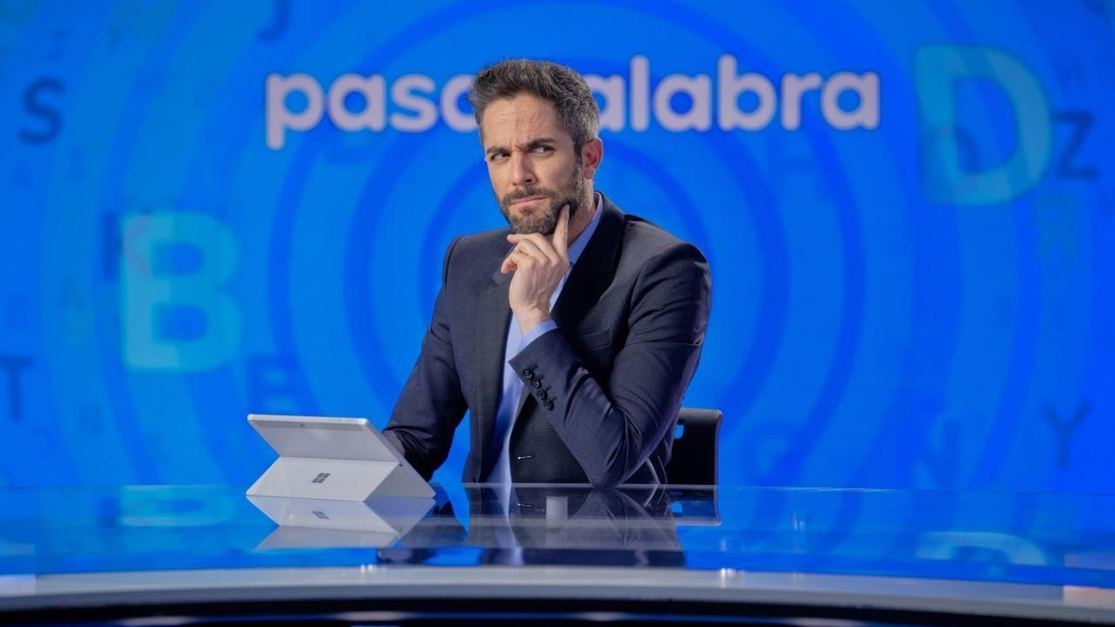 Roberto Leal en el primer programa de su nuevo 'Pasapalabra'