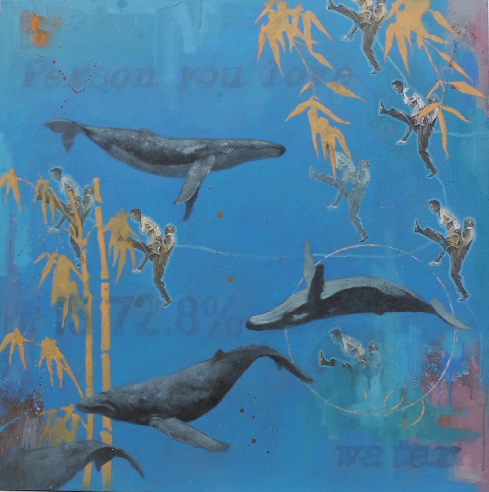 La obra 'El eterno dilema del hombre contemporáneo enajenado', de Jesús Rosa.