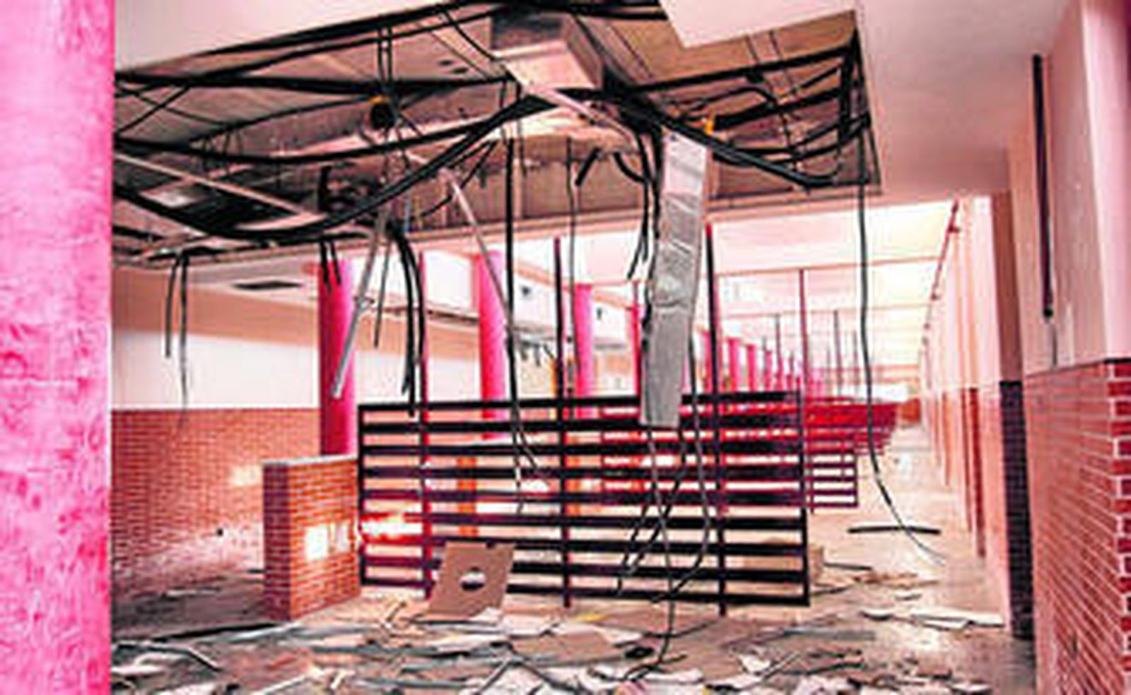 Estado que presenta el centro de salud de Los Gallos, en Chiclana