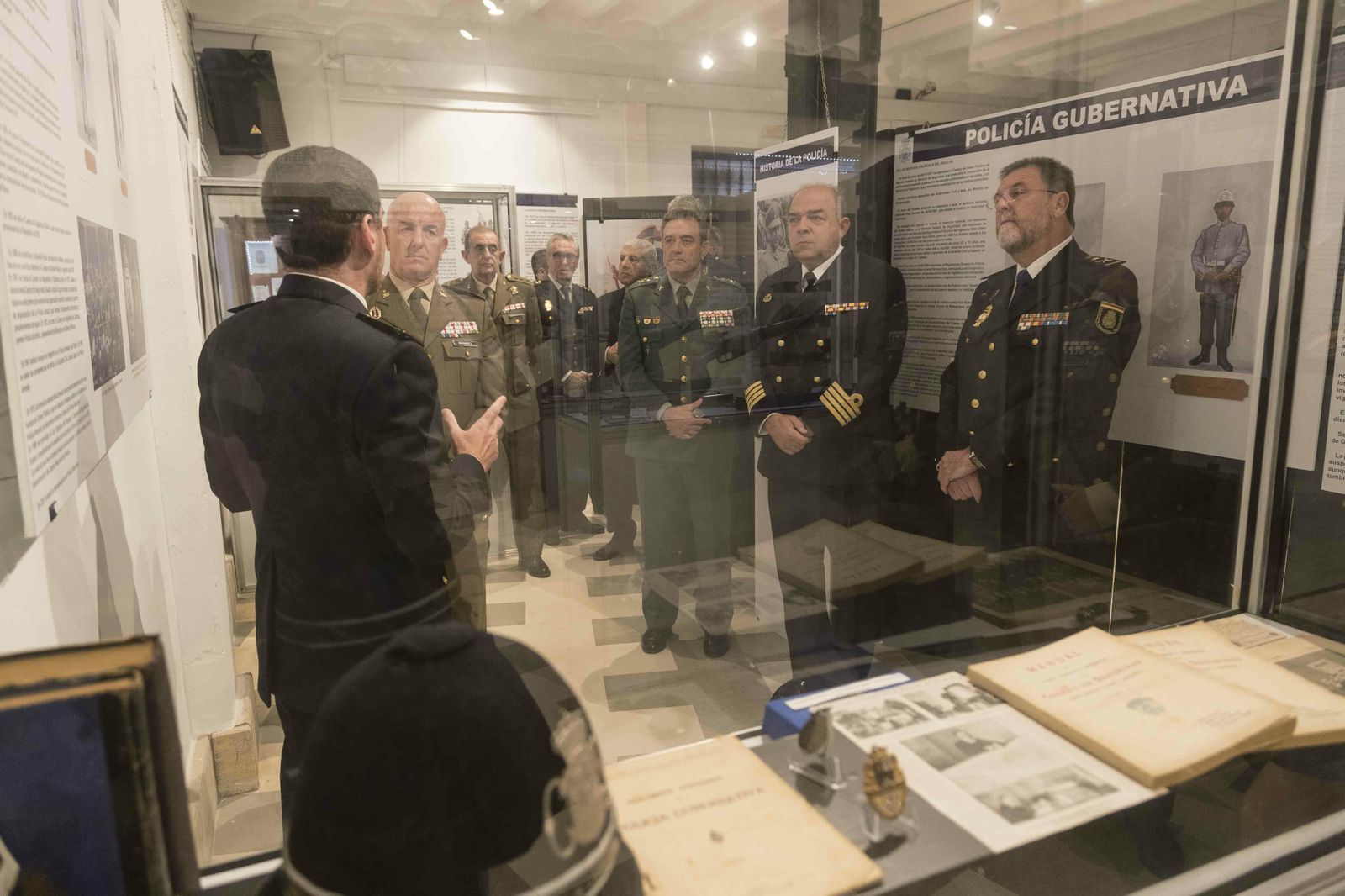 La exposición sobre la historia de la Policía Nacional