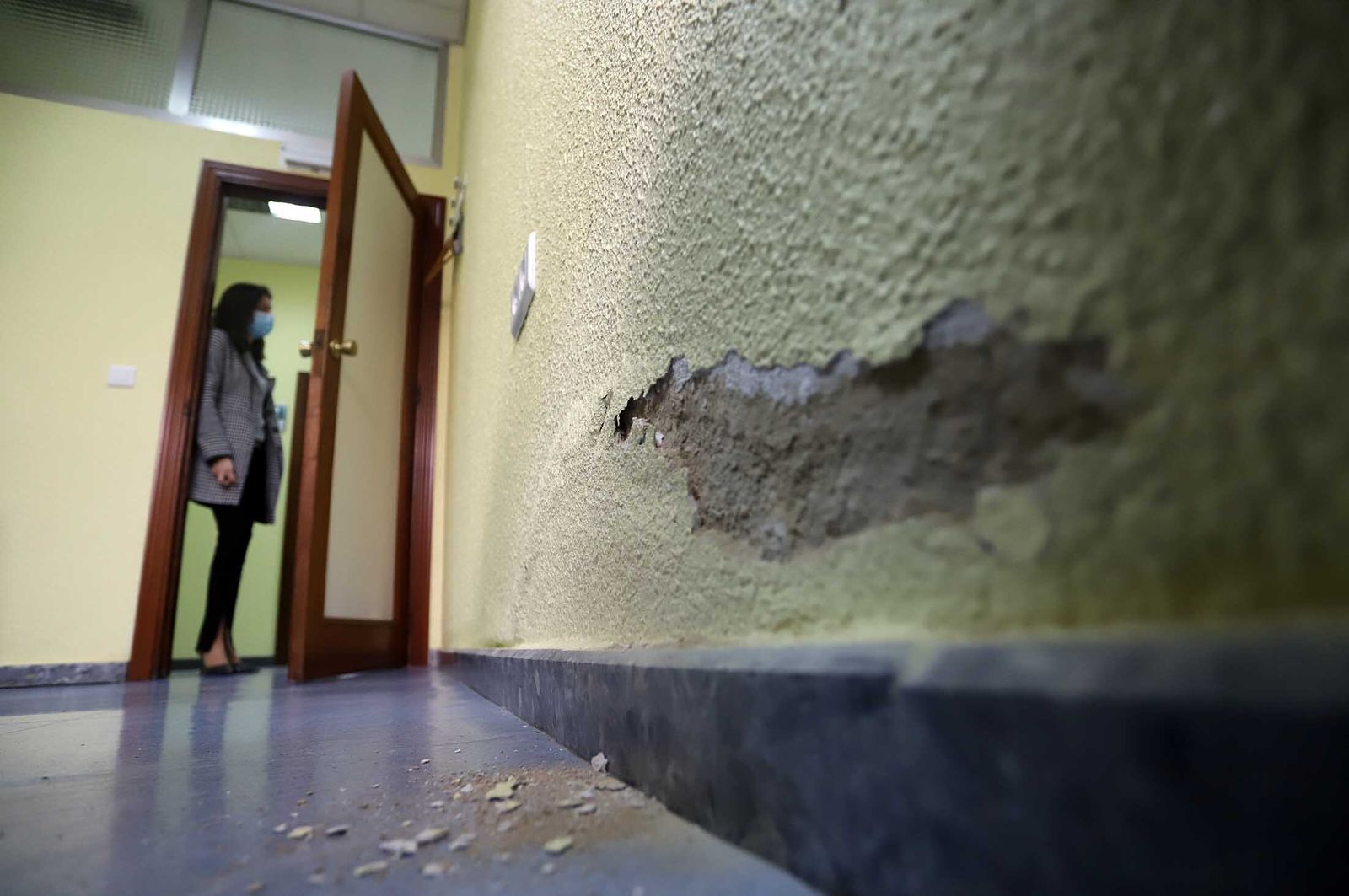 Imágenes del mal estado en el que se encuentra la Unidad de Salud Mental de la Plaza Houston