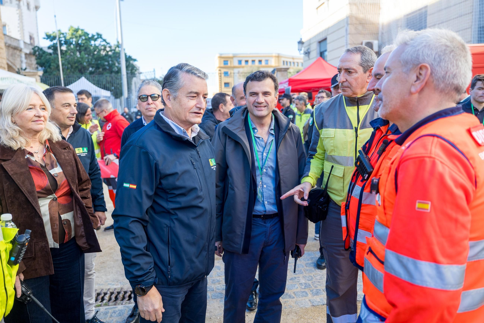 Todas las imágenes del simulacro de tsunami en Cádiz