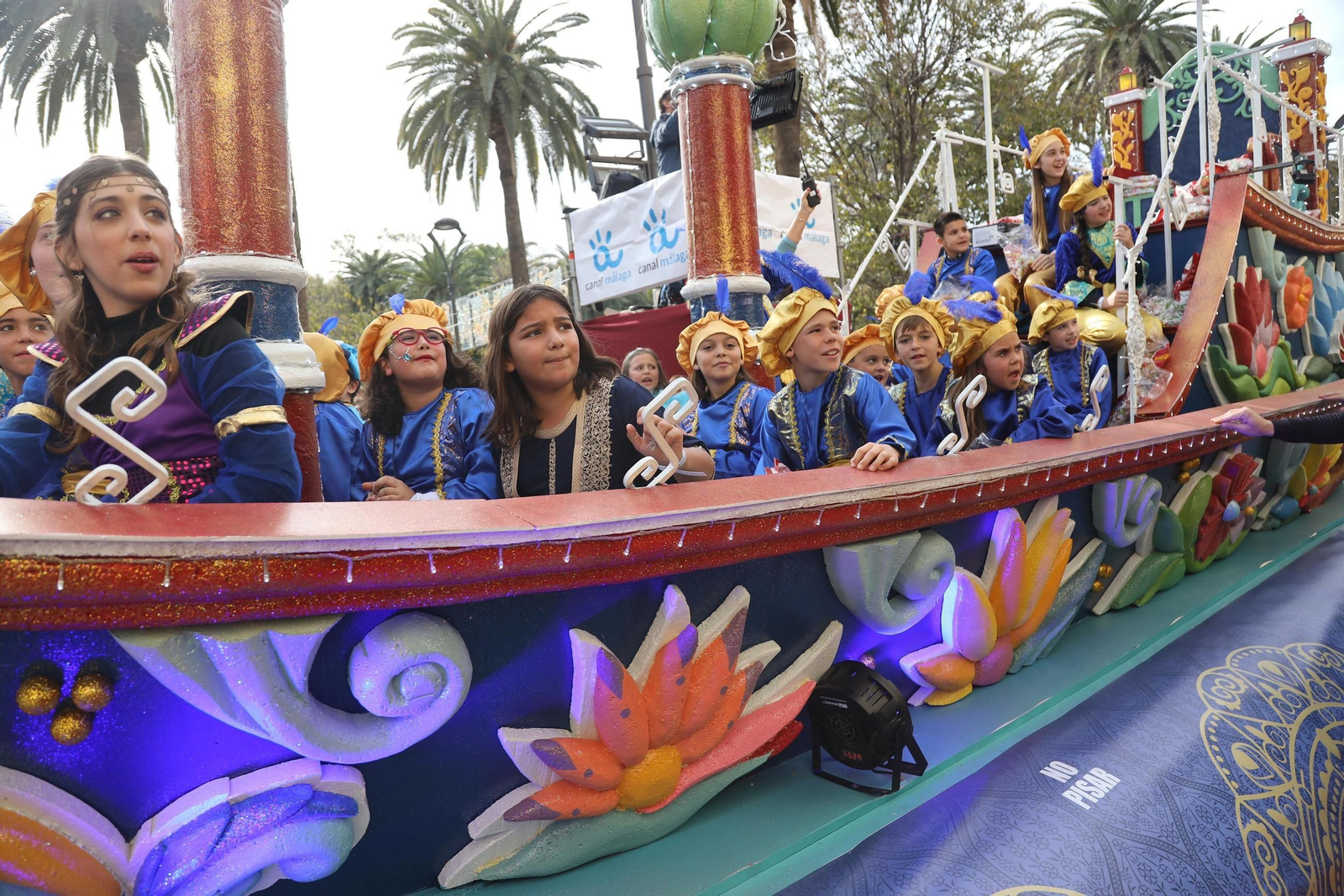 La Cabalgata de Reyes Magos de Málaga, en imágenes