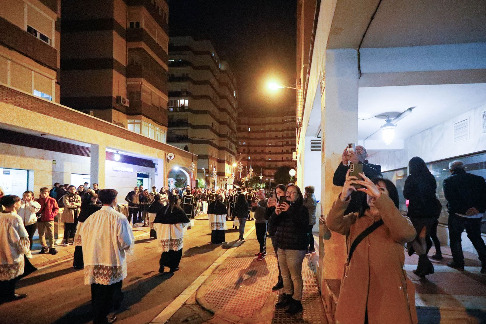 La procesión de La Caridad de Almería, en imágenes