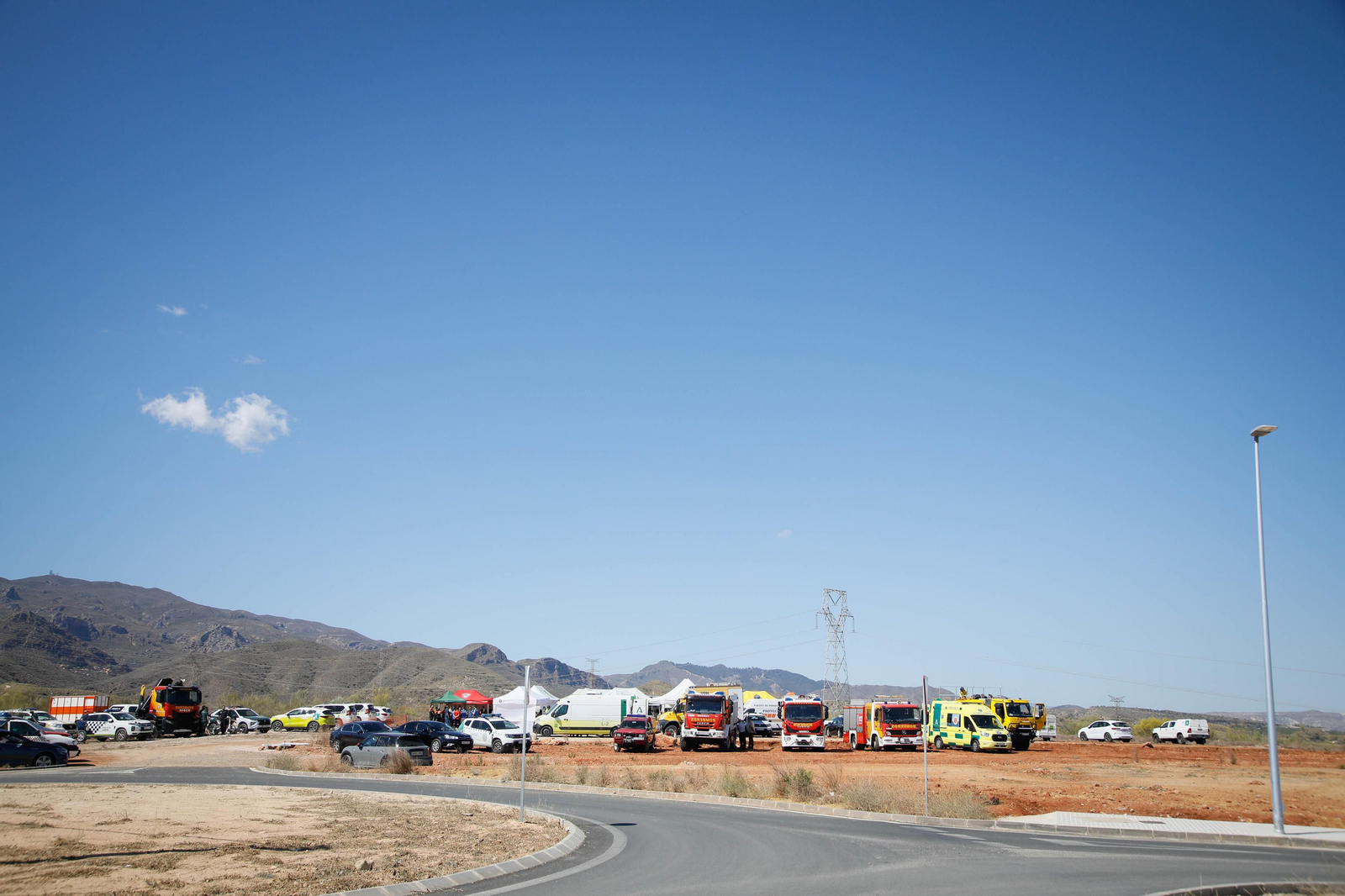 Así se ha vivido el simulacro de incendio forestal en Turre