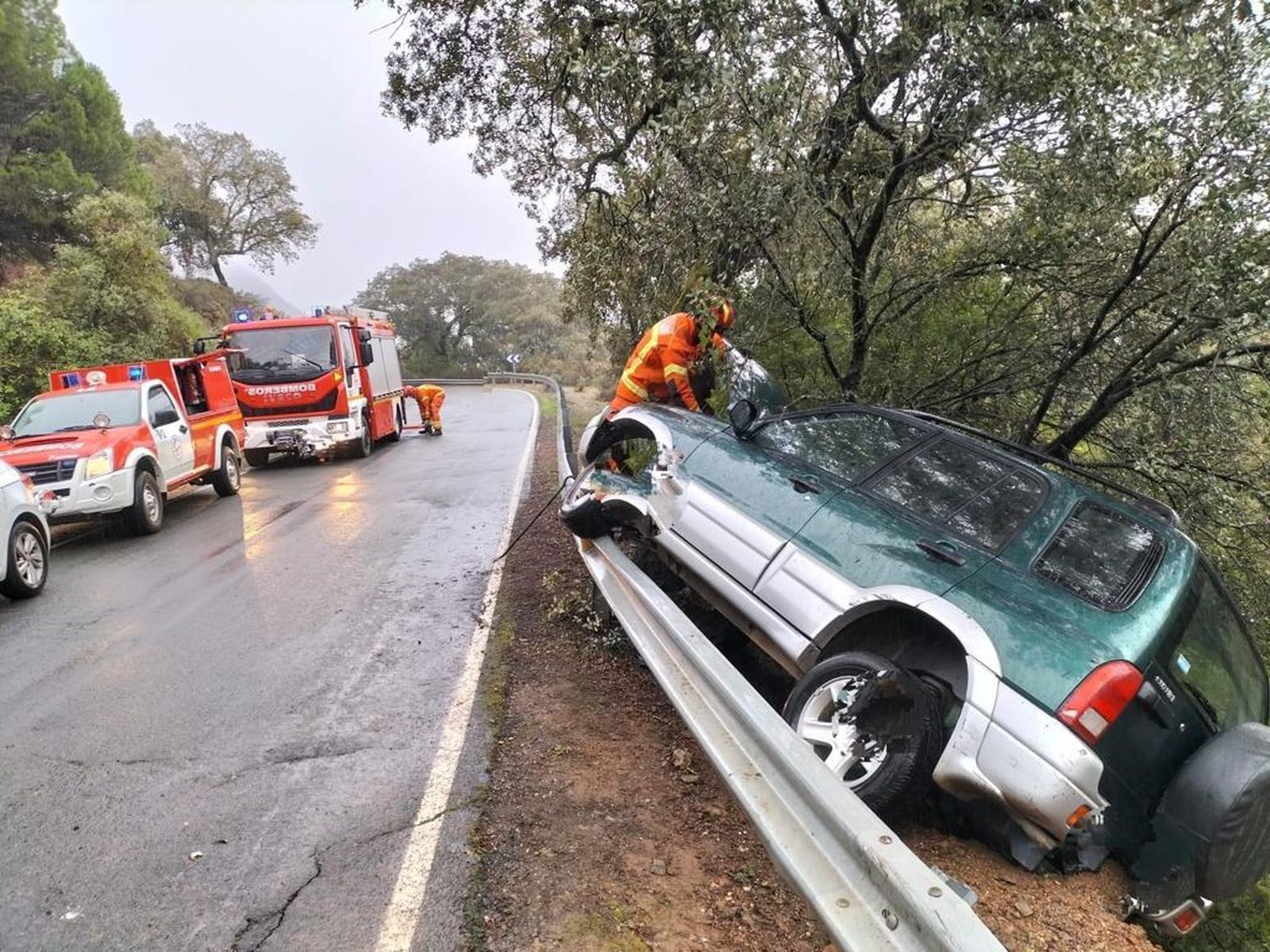 Estado en el que quedó el vehículo.