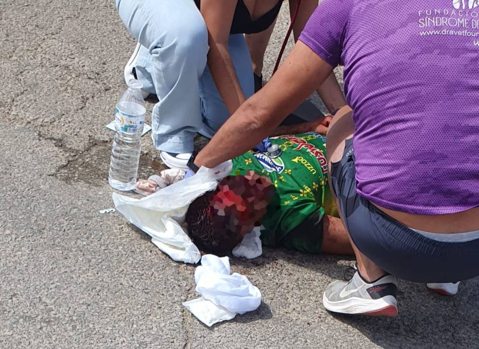 Herido en la reyerta que ocurrió ayer en Brenes.