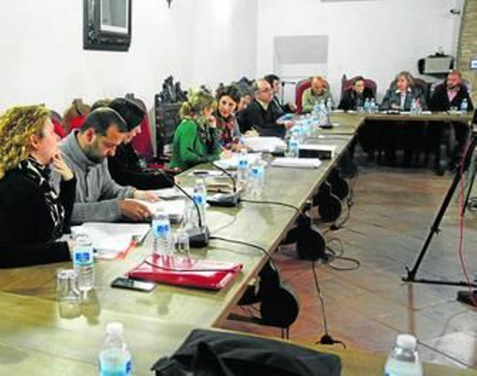 Un momento del Pleno celebrado ayer en Ronda.