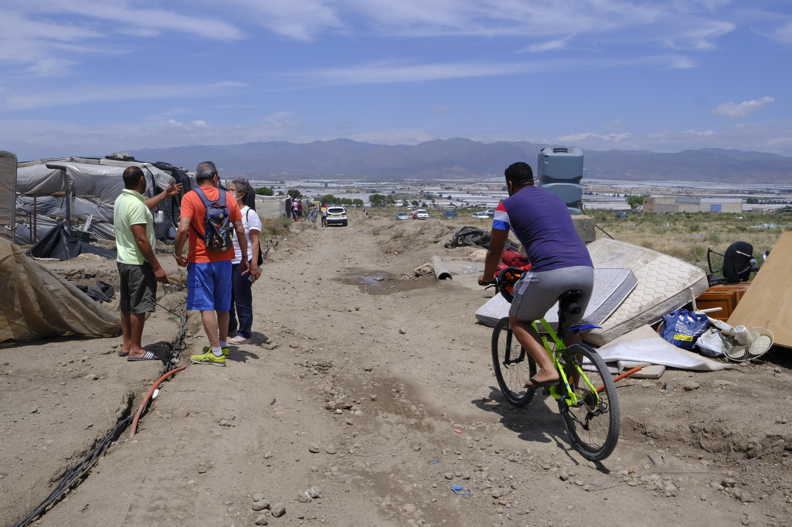Fotogalería incendio asentamiento de chabolas en Atochares-Níjar (Almería)