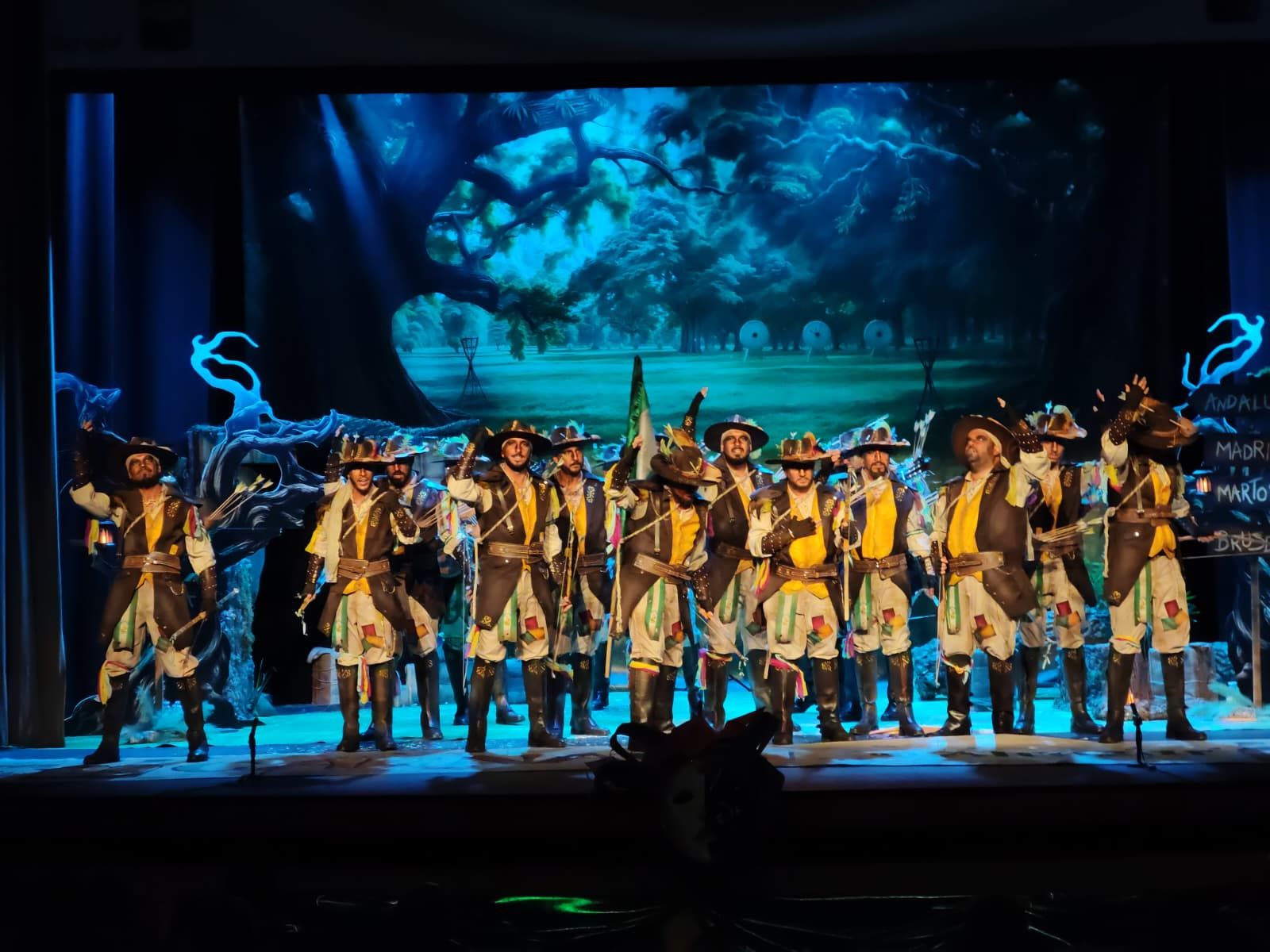 La comparsa 'Robin Ojú', una de las tres finalistas