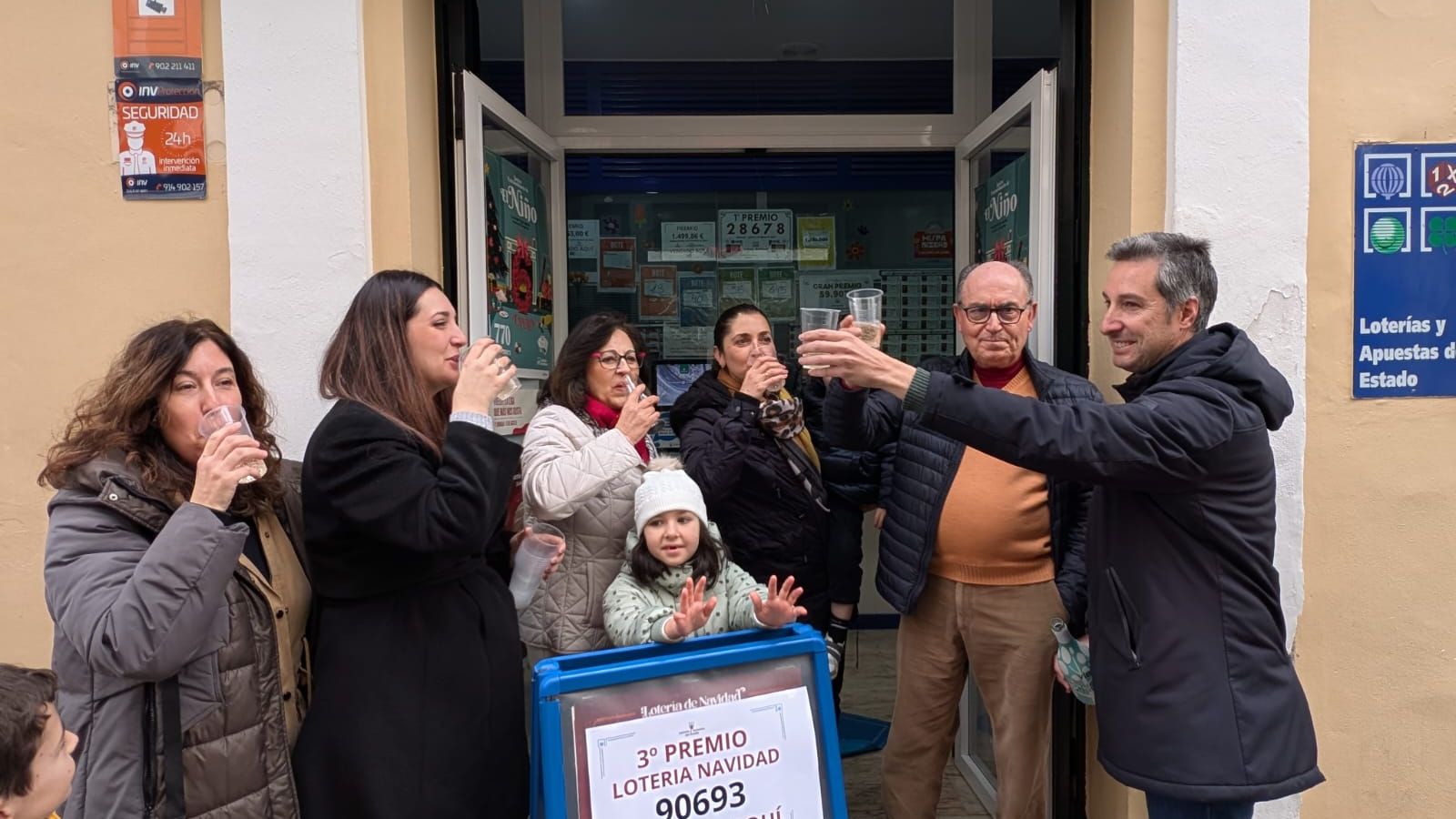 Celebración en la Corredera.