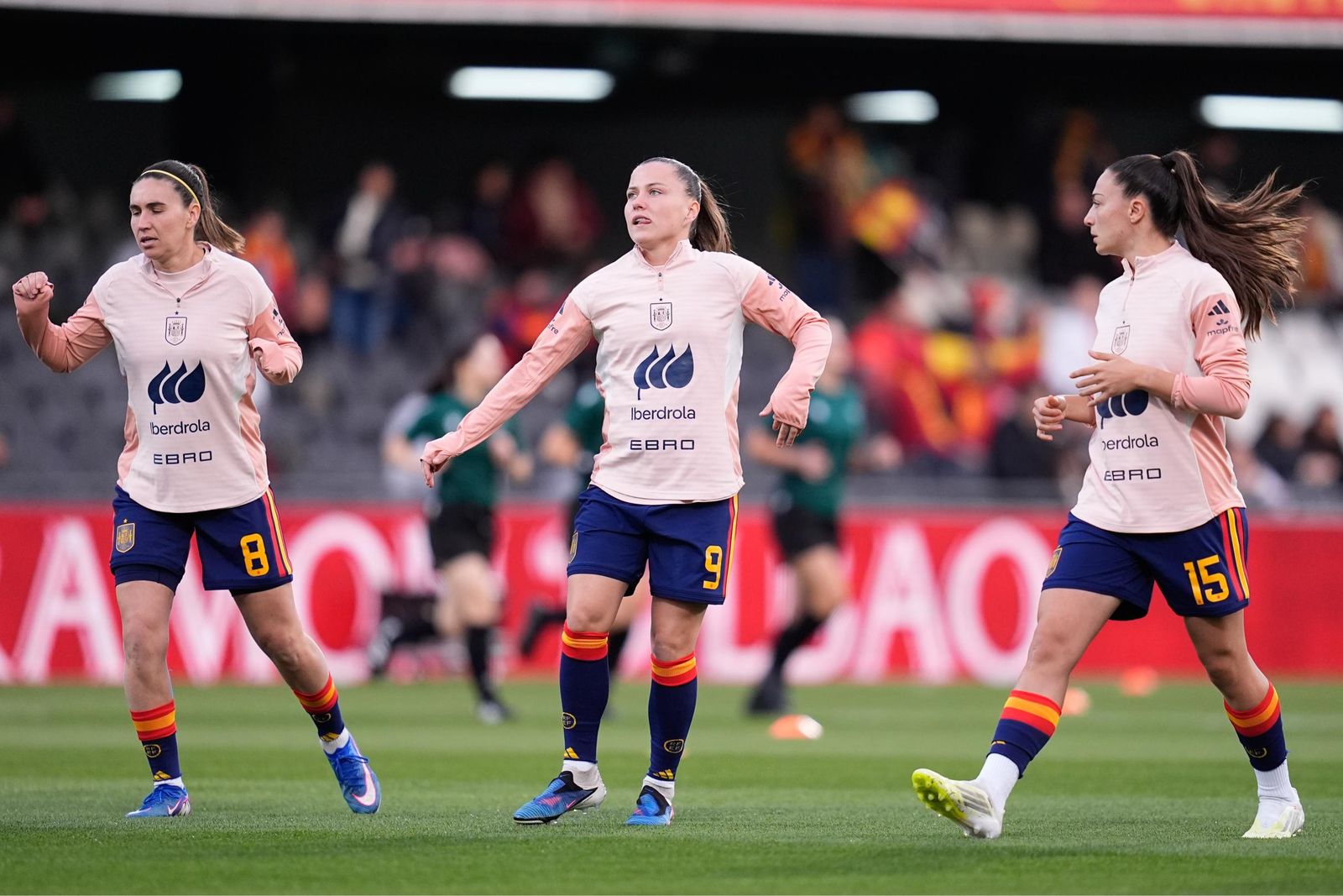 Las fotos del España-Islandia de fútbol femenino