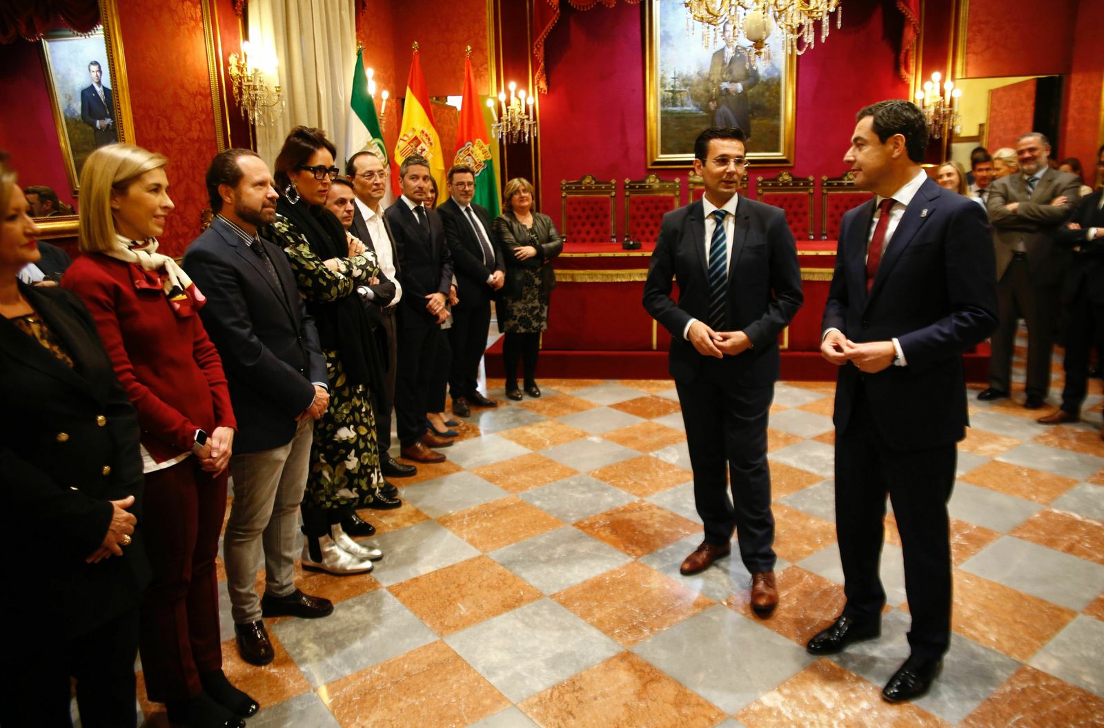 Juanma Moreno: "El soterramiento del AVE es un compromiso del Gobierno anterior"