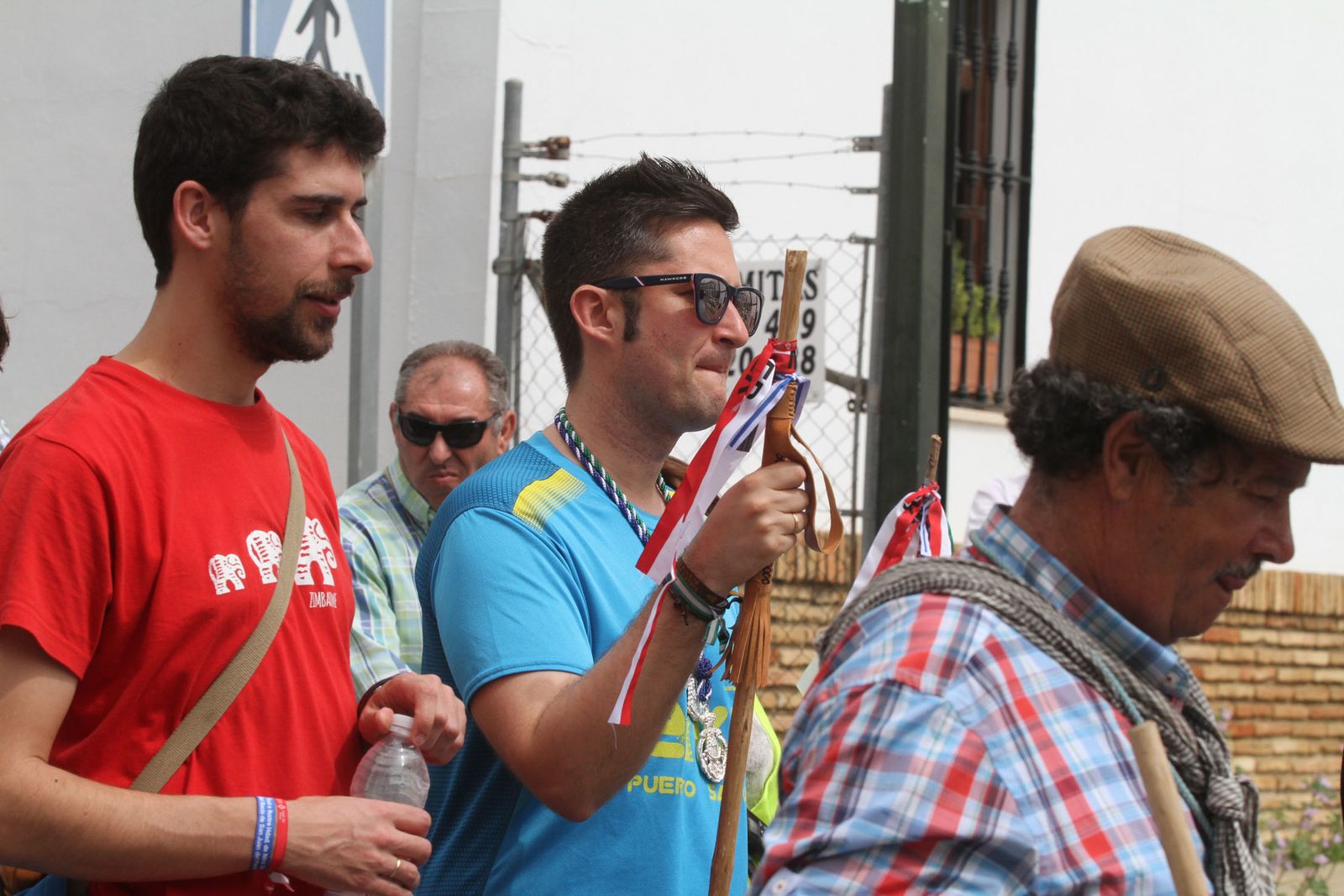 Las imágenes de la peregrinación de los presos a El Rocío