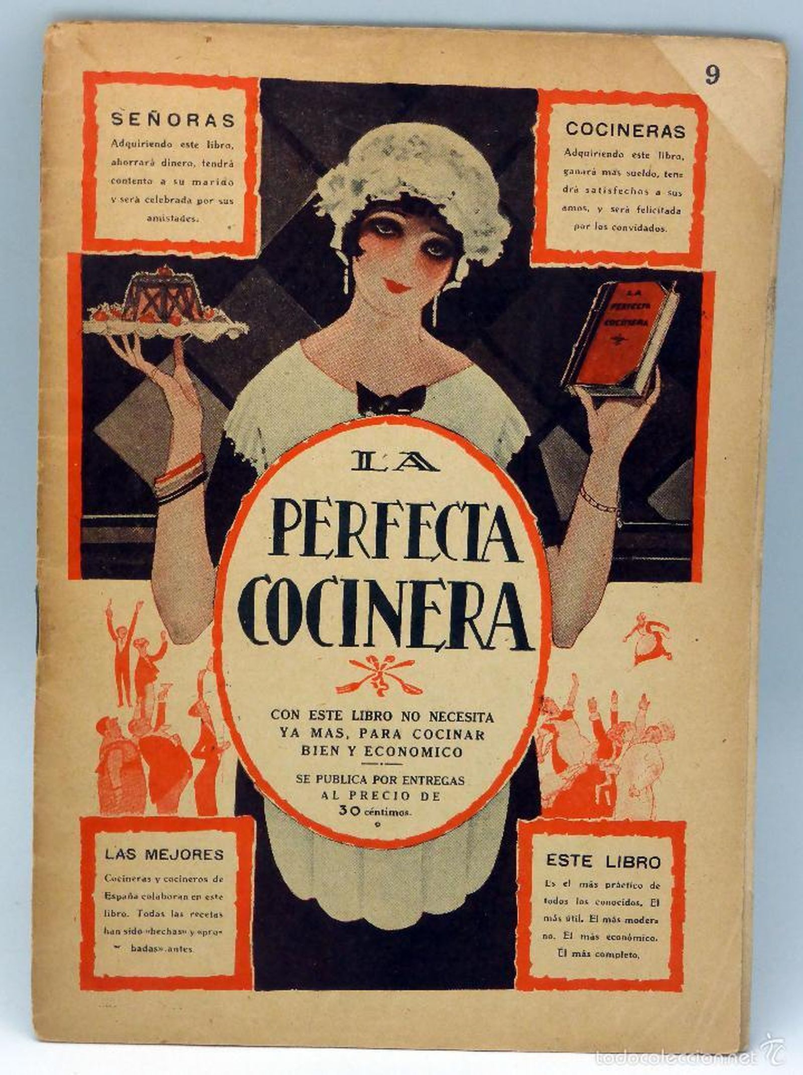 Antiguo libro de cocina