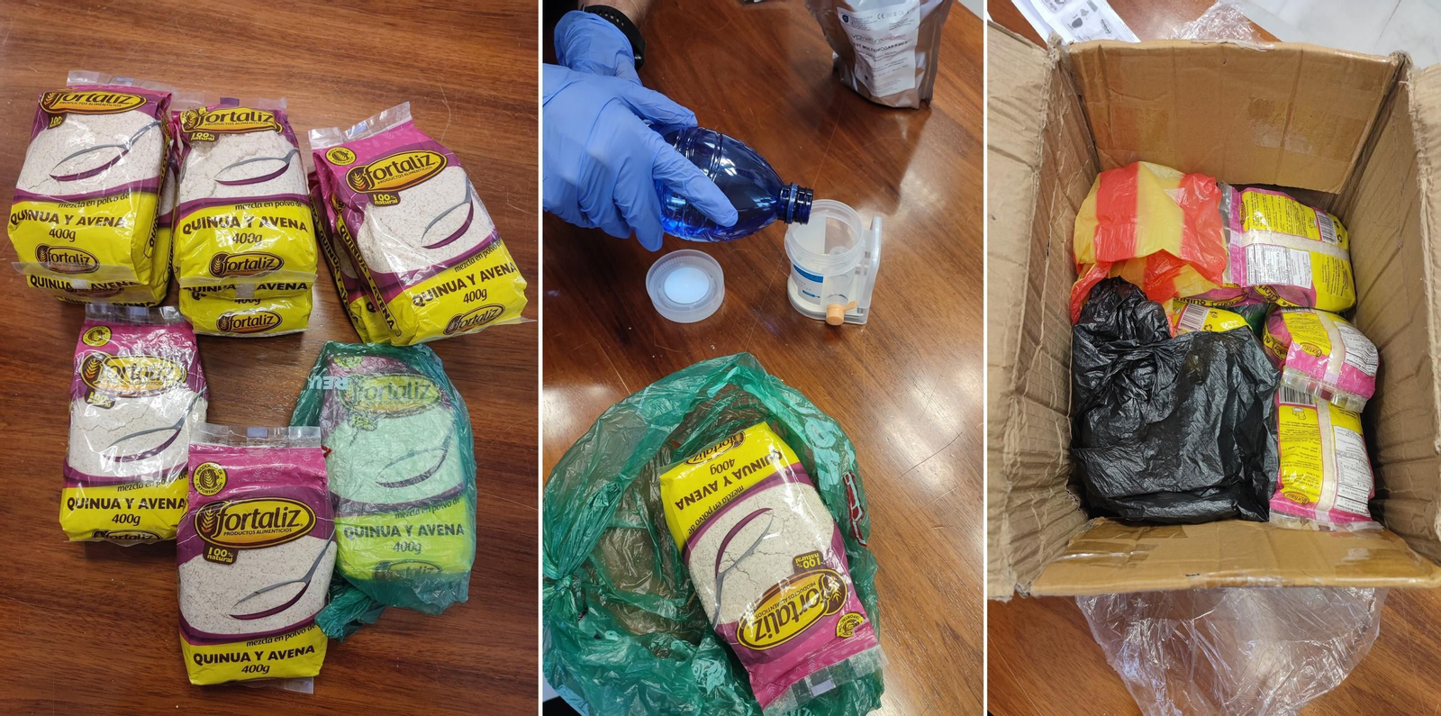 Del cuero de las hamacas a la harina de quinoa: así entra la cocaína en Almería