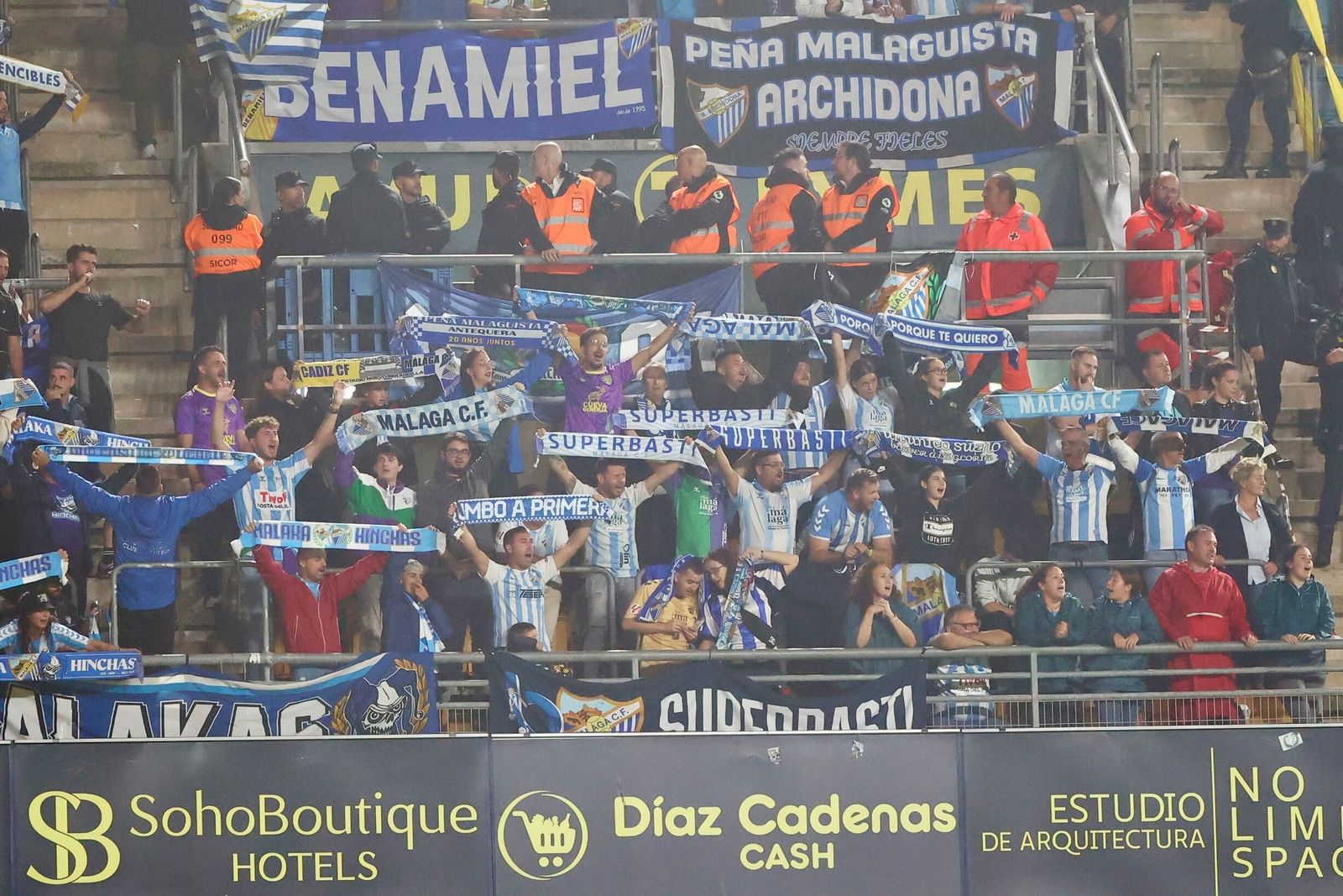 Última visita del Málaga CF a Cádiz.