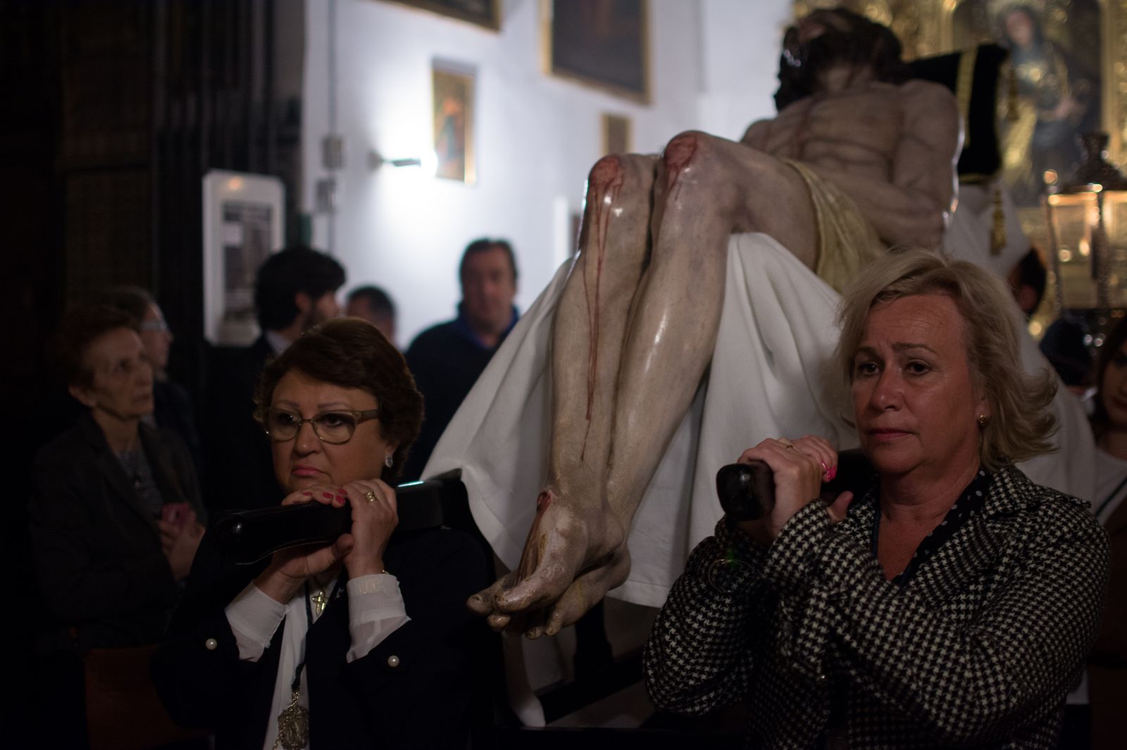 Vía crucis de Santa Marta en la Parroquia de San Andrés