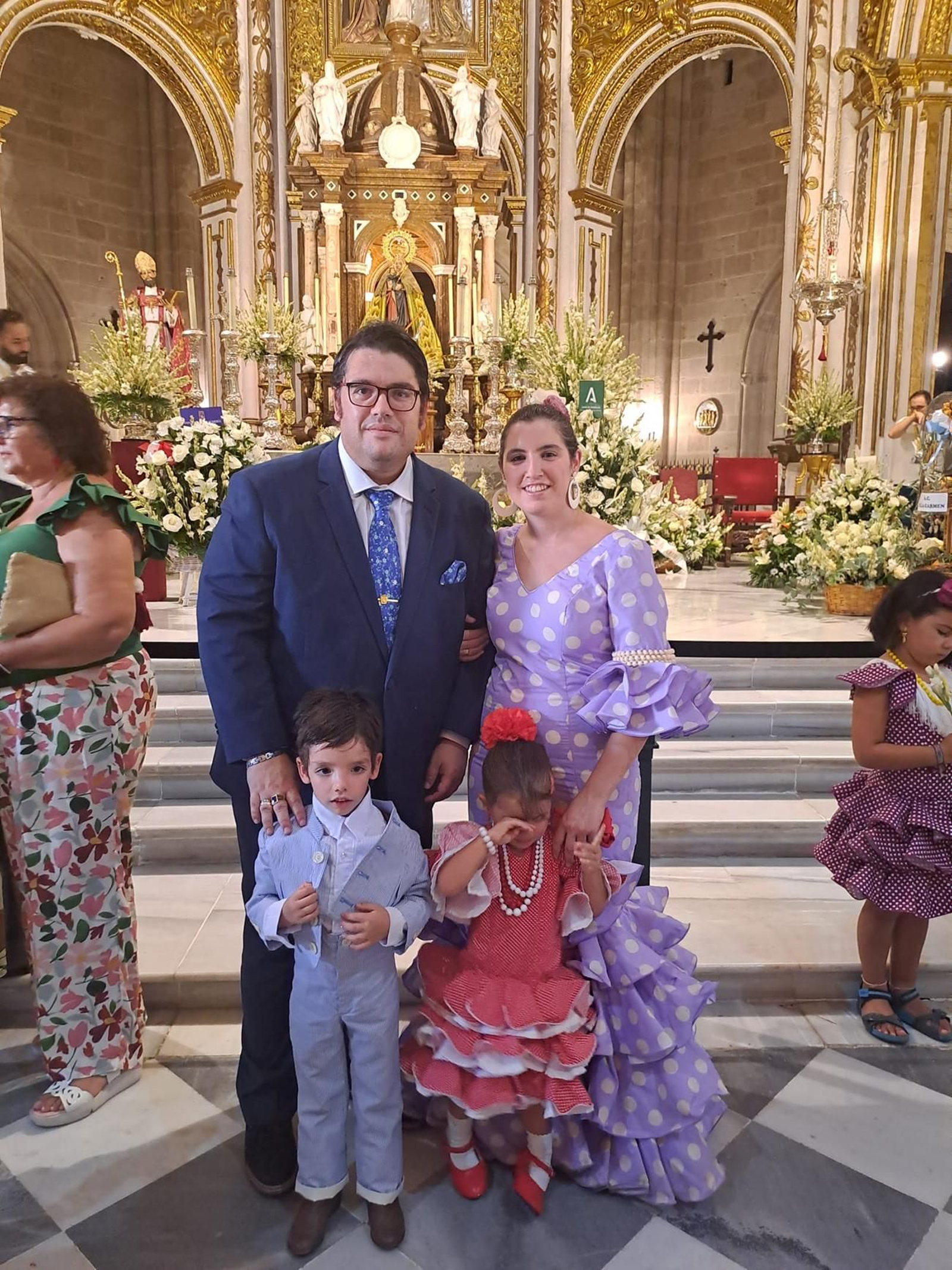 Ofrenda floral a la Virgen del Mar en la Feria de Almería 2024, en imágenes