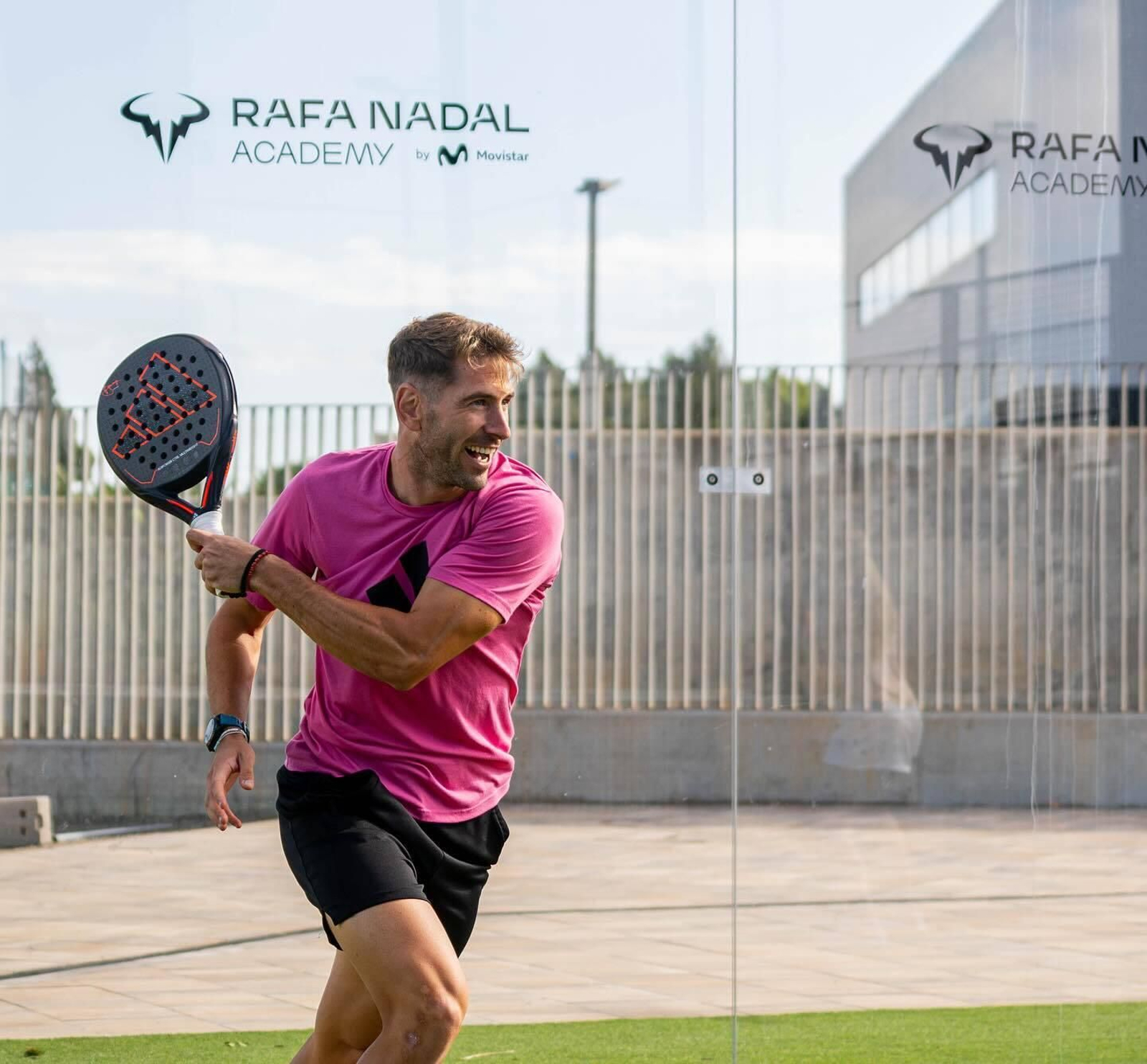 Álex Ruiz, en la Rafa Nadal Academy. Álex Ruiz, en la Rafa Nadal Academy.