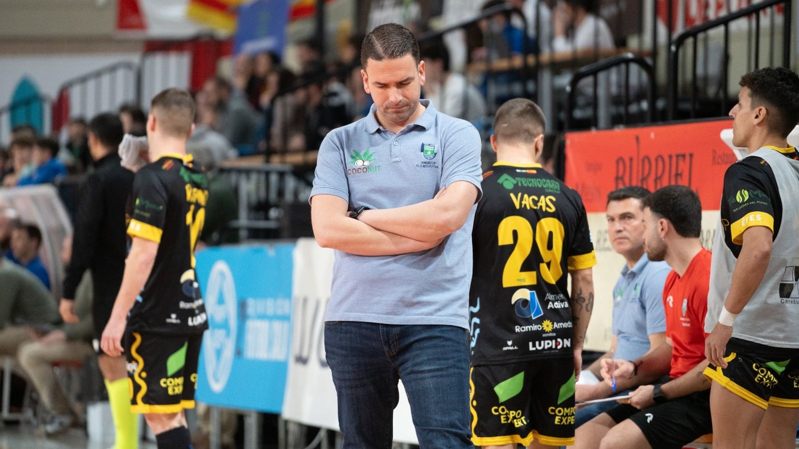 Guillermo Martínez, entrenador de El Ejido Futsal.
