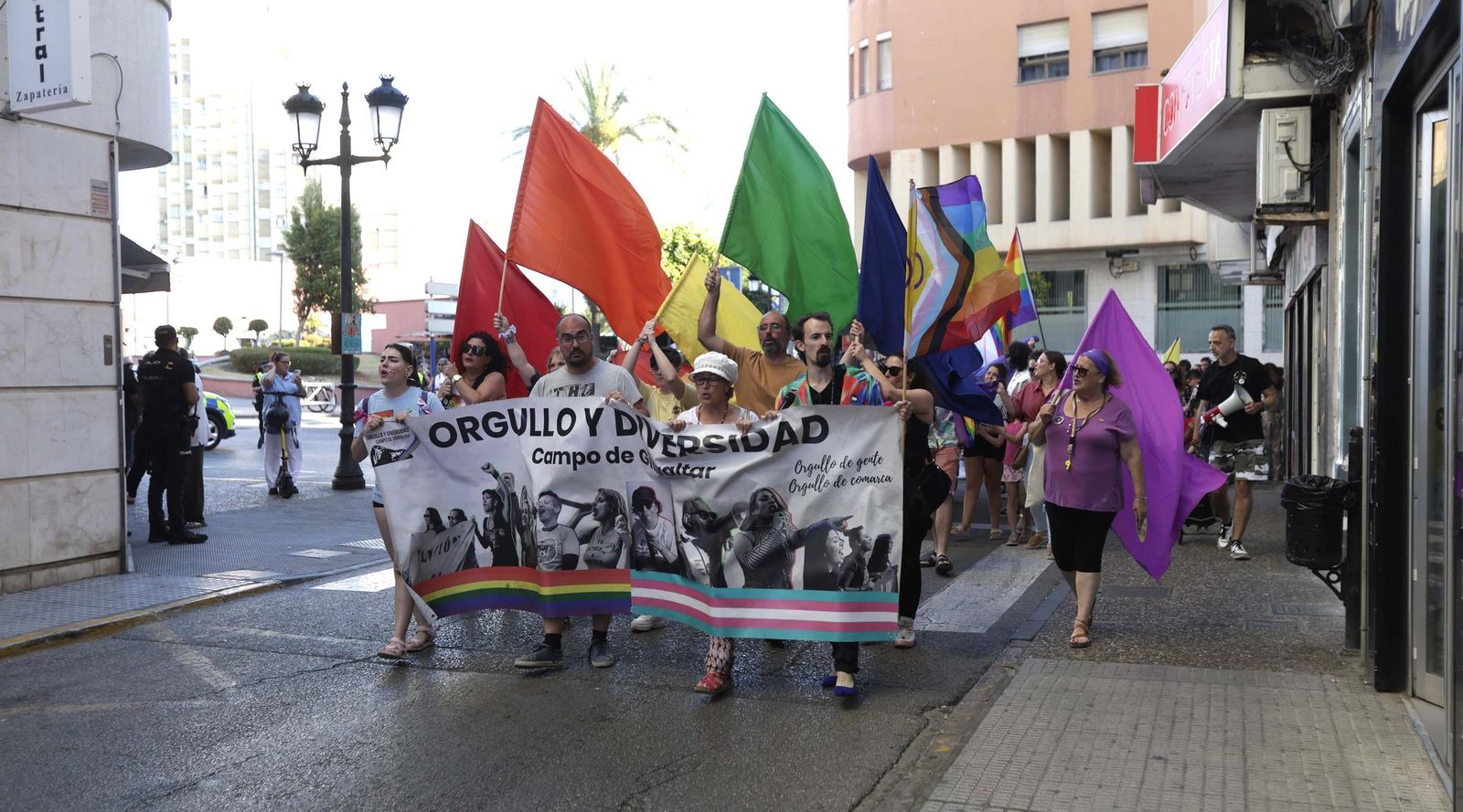 Manifestación por el Día del Orgullo LGTBIQ+ en La Línea