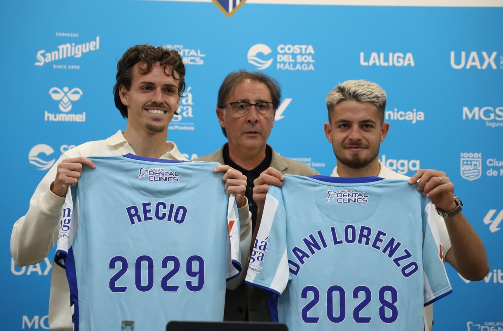 Las fotos de Dani Lorenzo y Ángel Recio en La Rosaleda