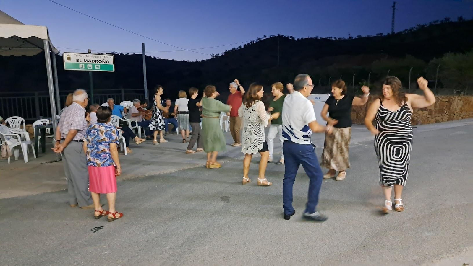 Momento de las fiestas el año pasado.