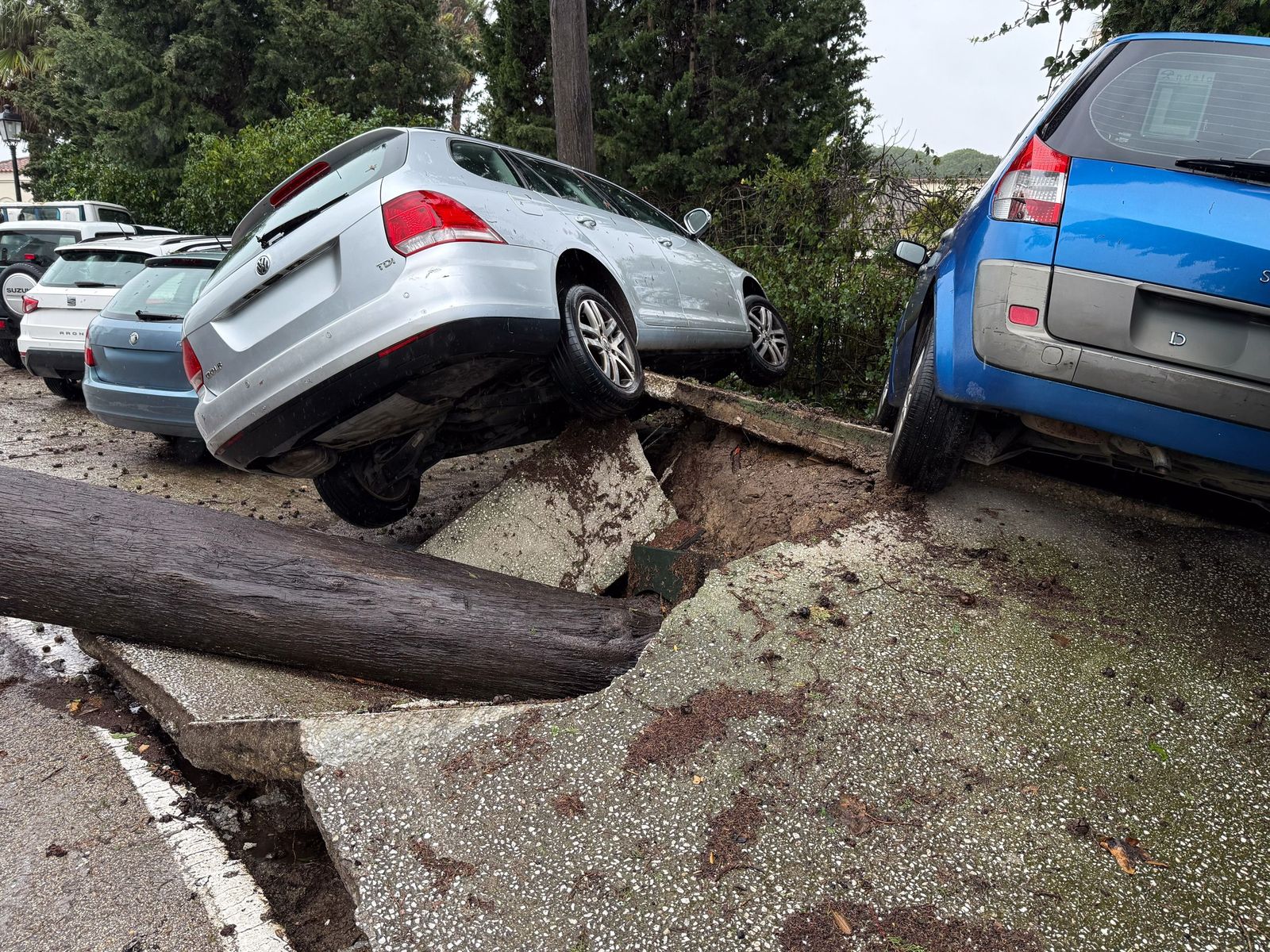 Fotos: Así amaneció el Campo de Gibraltar tras el paso de la borrasca Leonardo