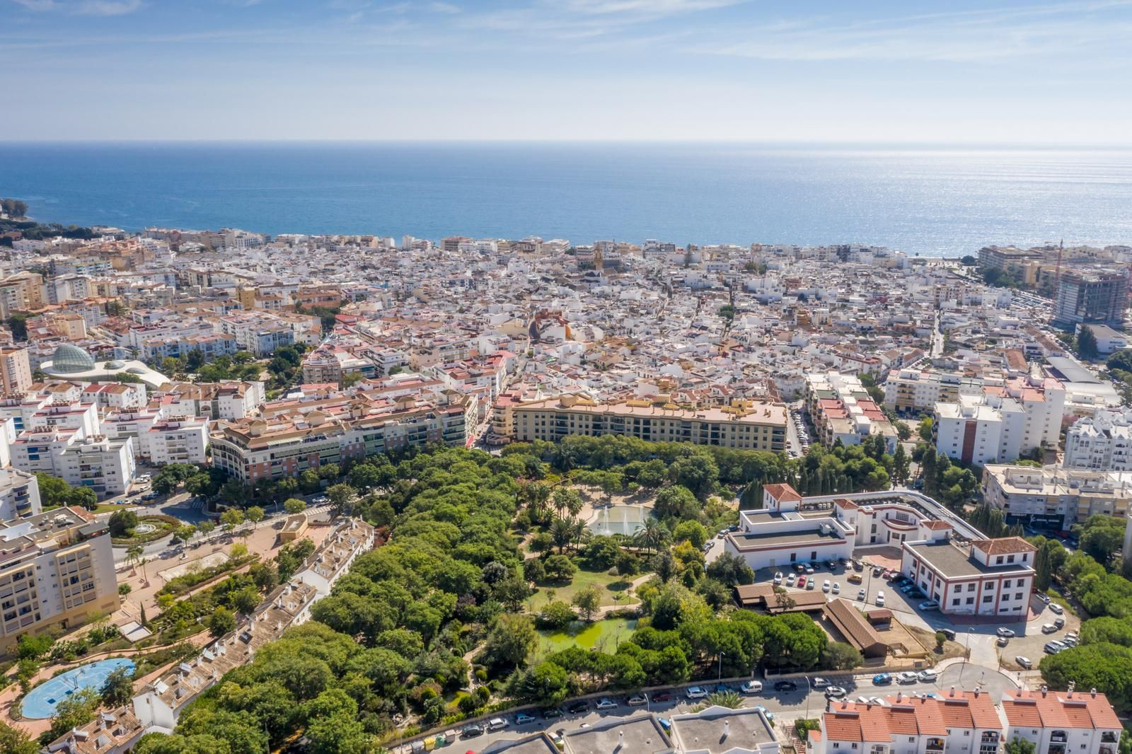 Vista aérea del municipio de Estepona.
