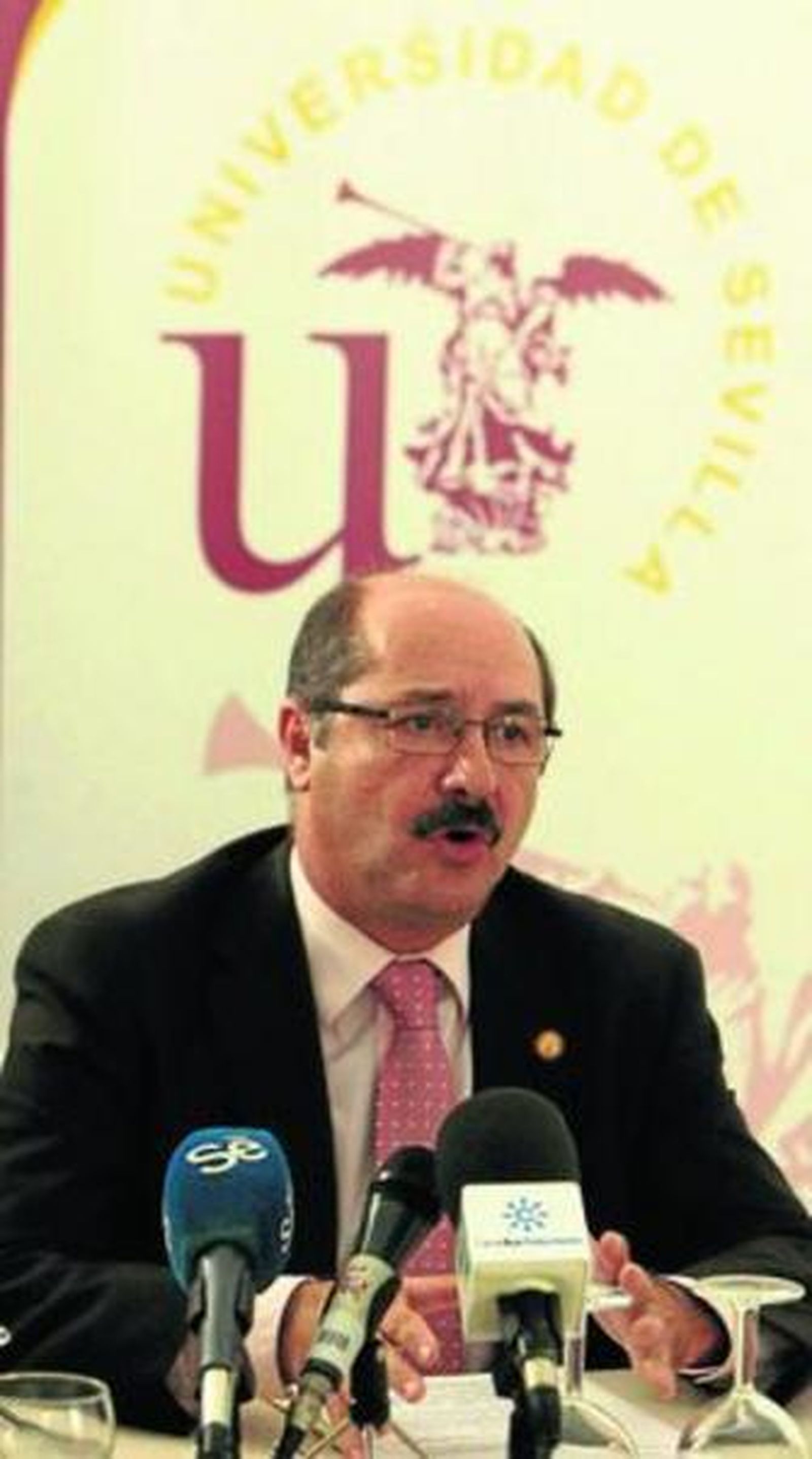 Manuel García León durante su intervención de ayer.