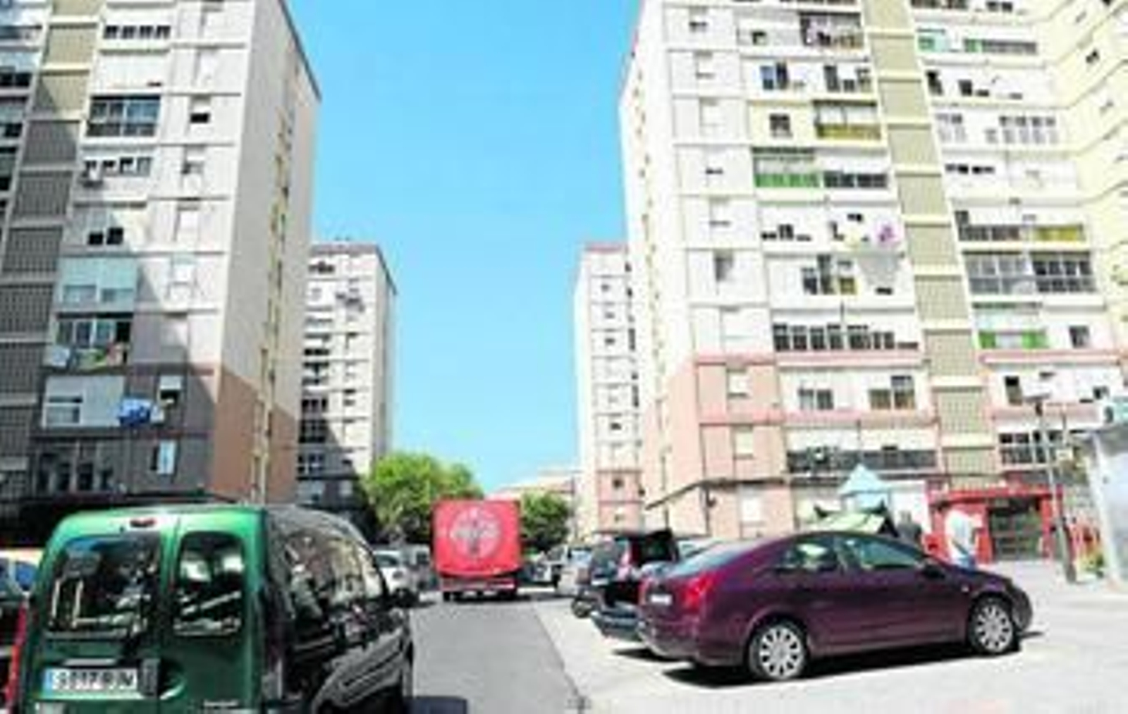 Imagen de la calle Marinero en Tierra, en el barrio de Guillén Moreno, donde reside Milagros Arzúa.